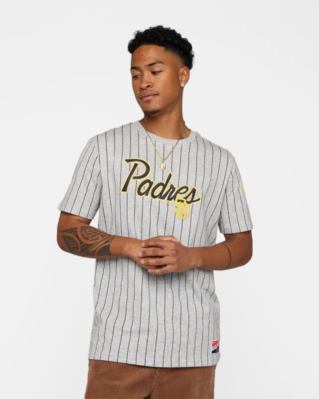 New Era San Diego Padres Pinstripe T-Shirt Grey sold by Culture Kings