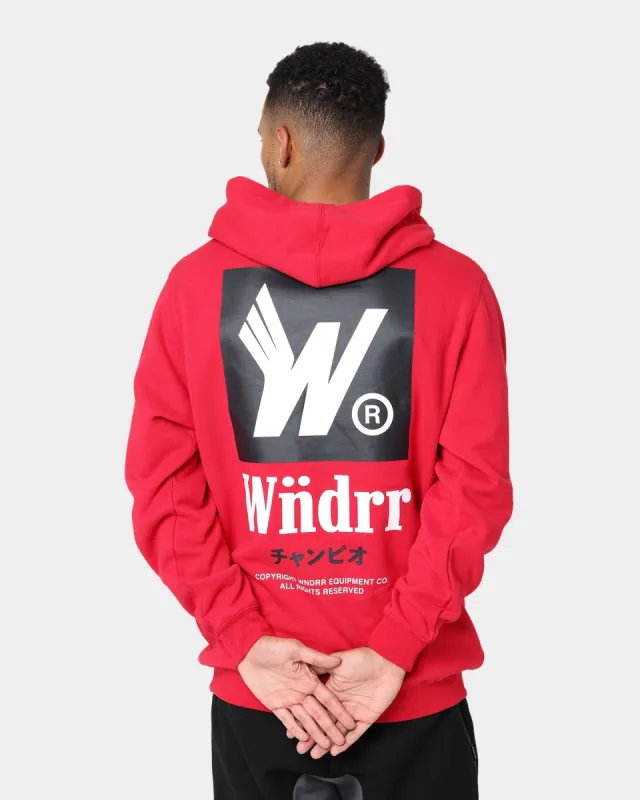 WNDRR Glide Hoodie Red sold by Culture Kings