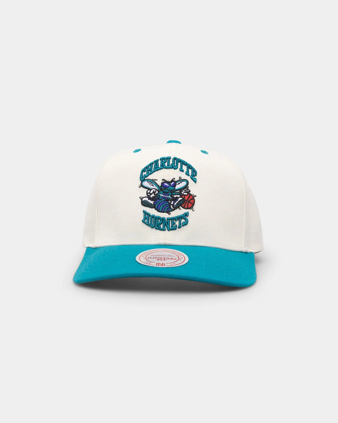 Mitchell & Ness Charlotte Hornets Go Team Go OG Snapback Vintage Cream sold by Culture Kings