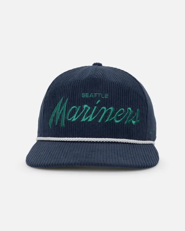 47 Brand Seattle Mariners 'MLB Opening Day' Corduroy Crossrope Hitch Snapback Navy sold by Culture Kings