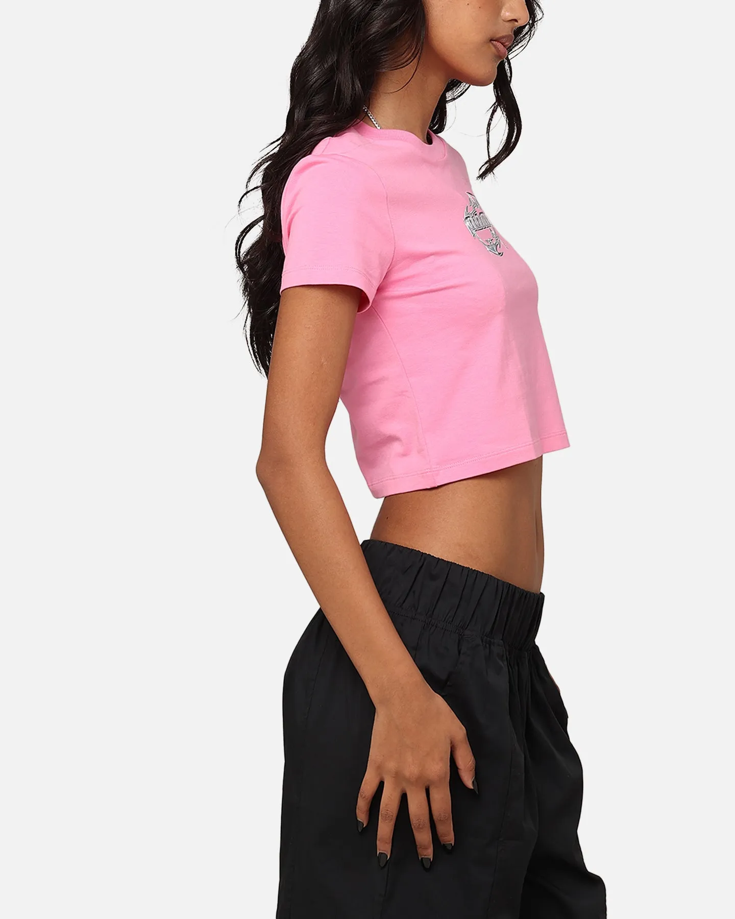Puma Women's Graphics Hyper Girl Cropped T-Shirt Fast Pink sold by Culture Kings product image thumbnail 4