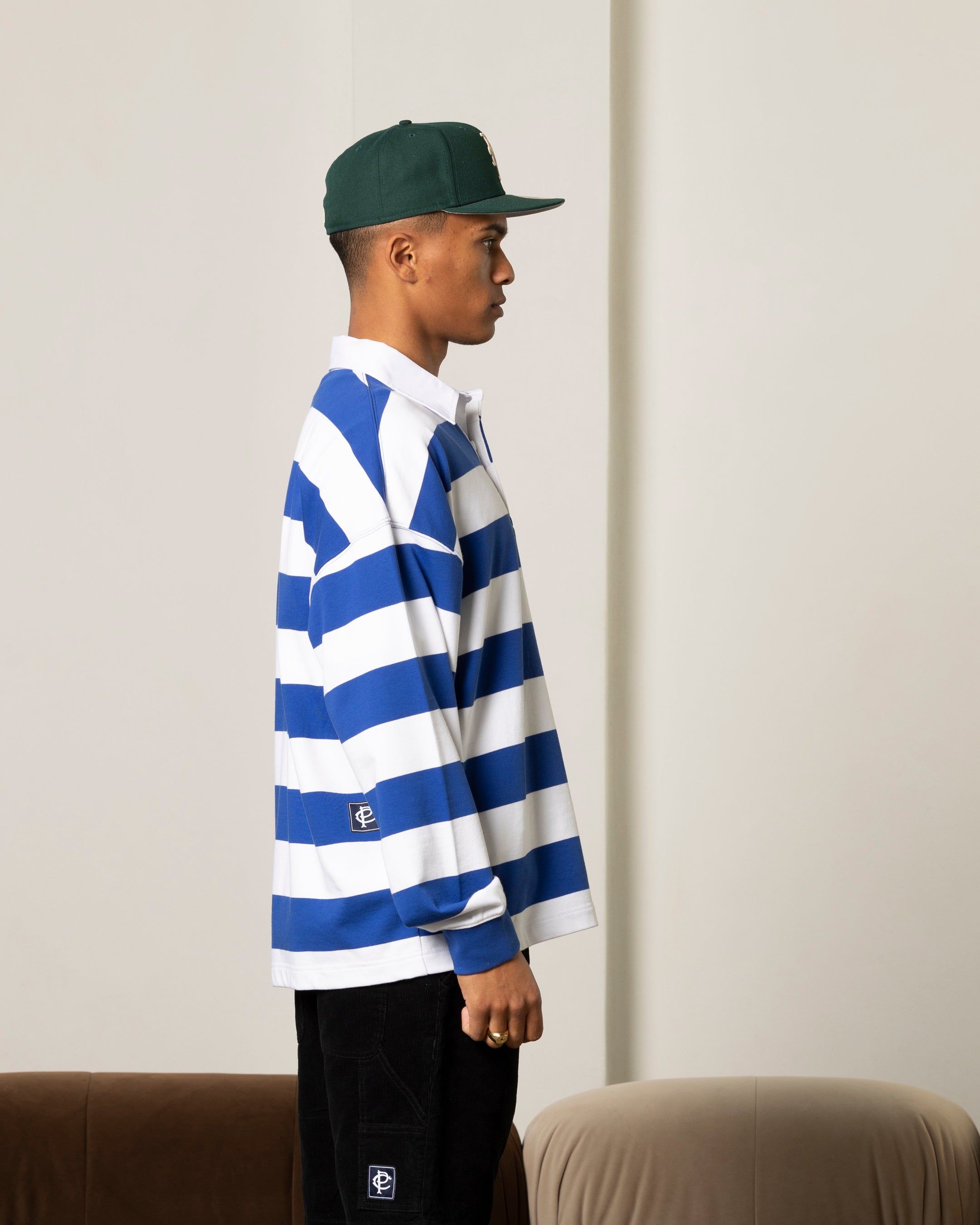 Carre Offside Rugby Polo Shirt Navy/White sold by Culture Kings product image thumbnail 5