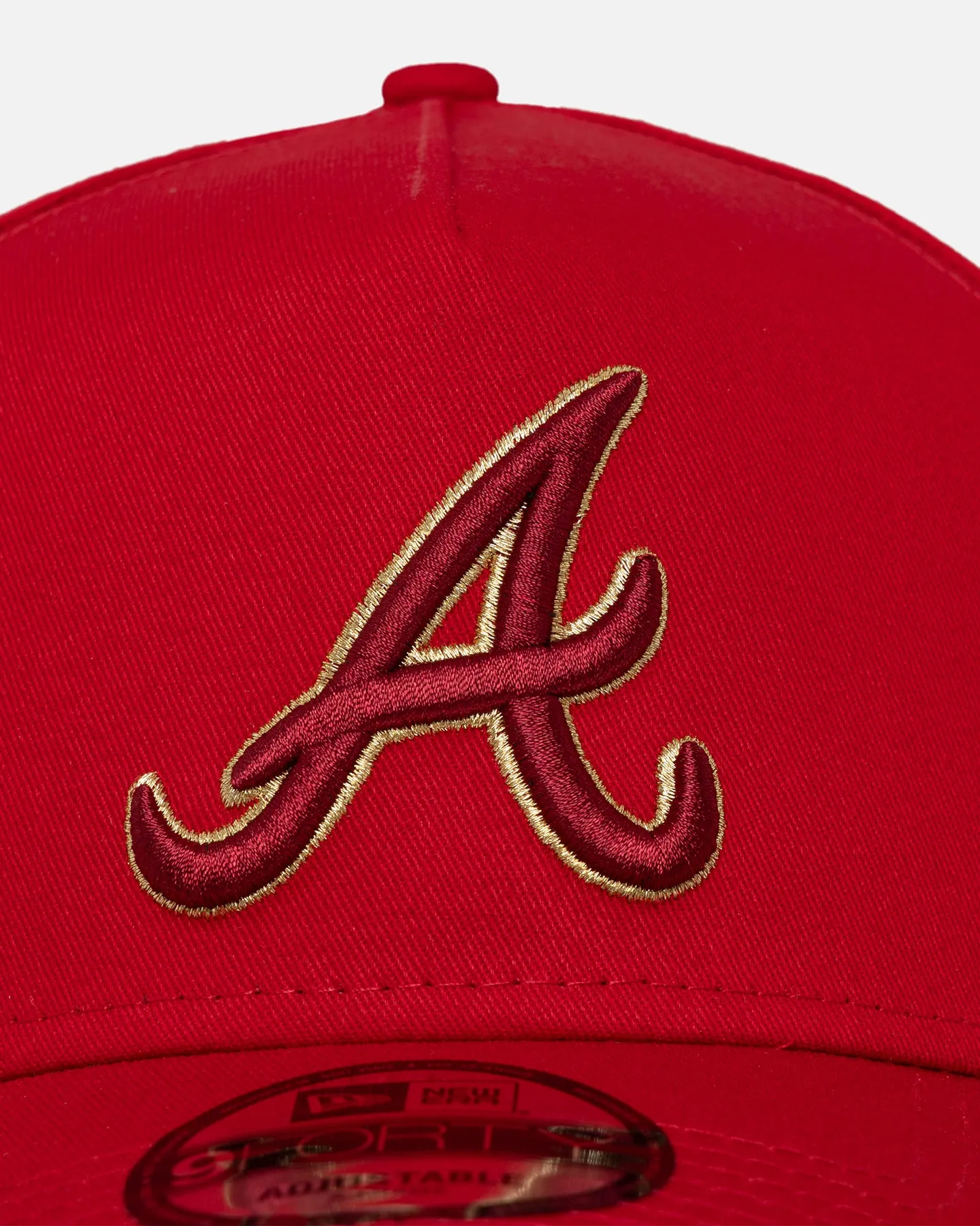 New Era Atlanta Braves 'Year Of The Dragon' 9FORTY A-Frame Snapback Scarlet/Gold sold by Culture Kings product image thumbnail 5