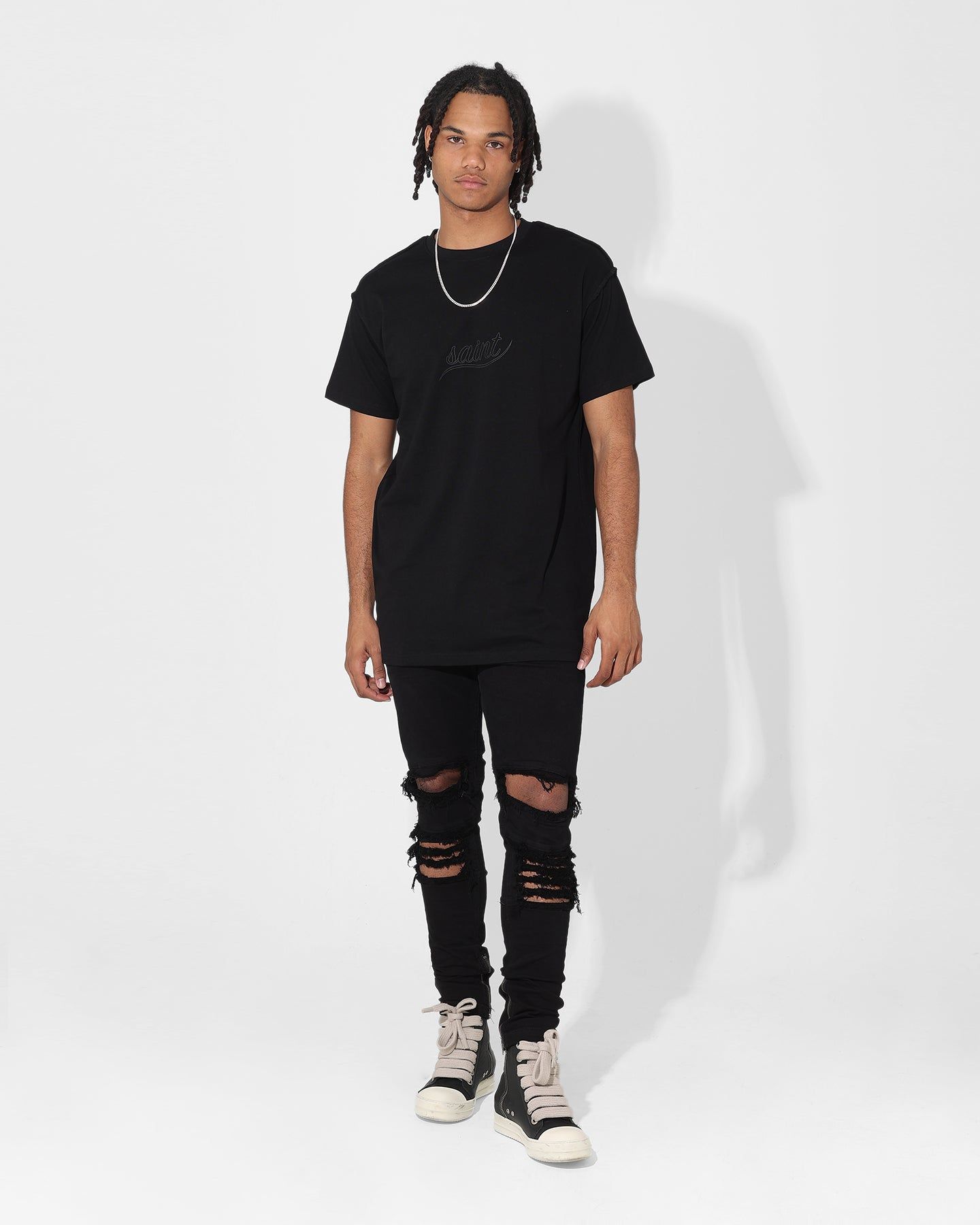 Saint Morta Torrent Lafayette T-Shirt Black/Black sold by Culture Kings product image thumbnail 2