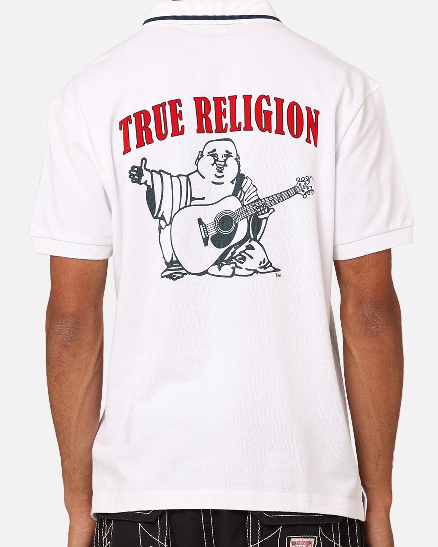 True Religion Short Sleeve JV7 Polo Shirt Optic White sold by Culture Kings product image thumbnail 5