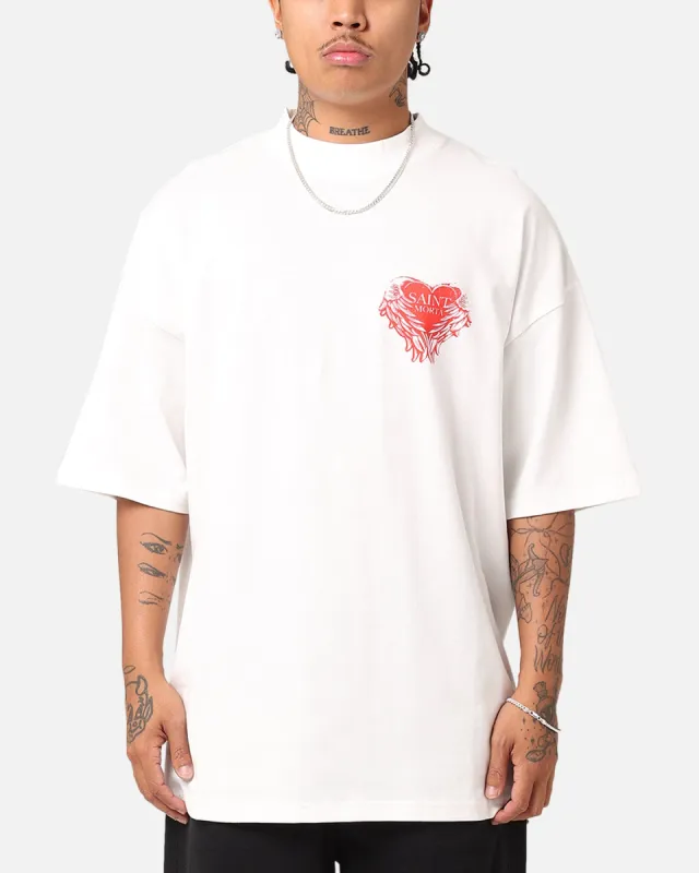 Saint Morta Angelic Heart T-Shirt Off White sold by Culture Kings
