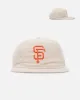 New Era San Francisco Giants 'Brushed Nylon Retro Crown' 9FIFTY Adjustable Strapback Cream sold by Culture Kings