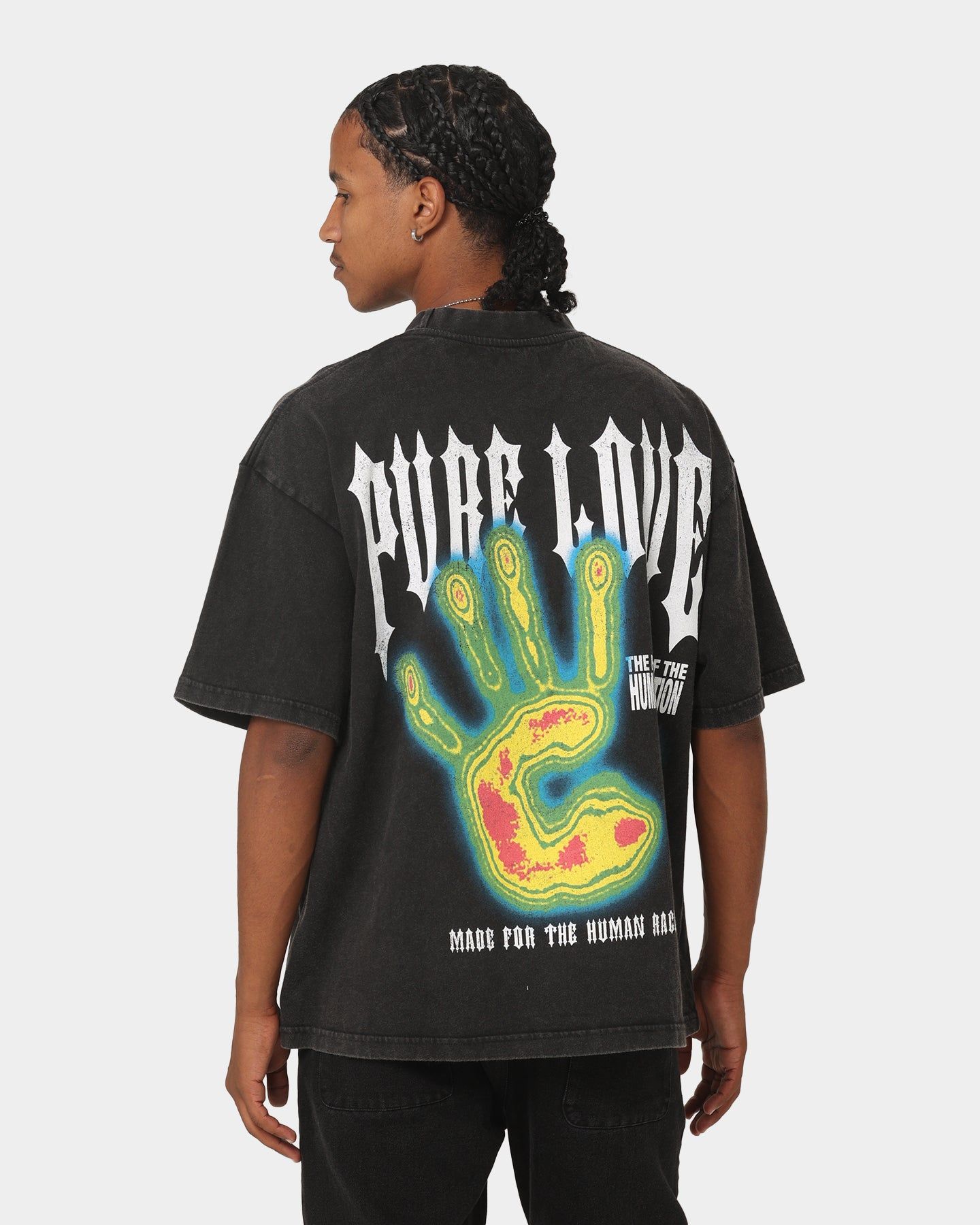 Loiter Pure Love Vintage T-Shirt Black Wash sold by Culture Kings