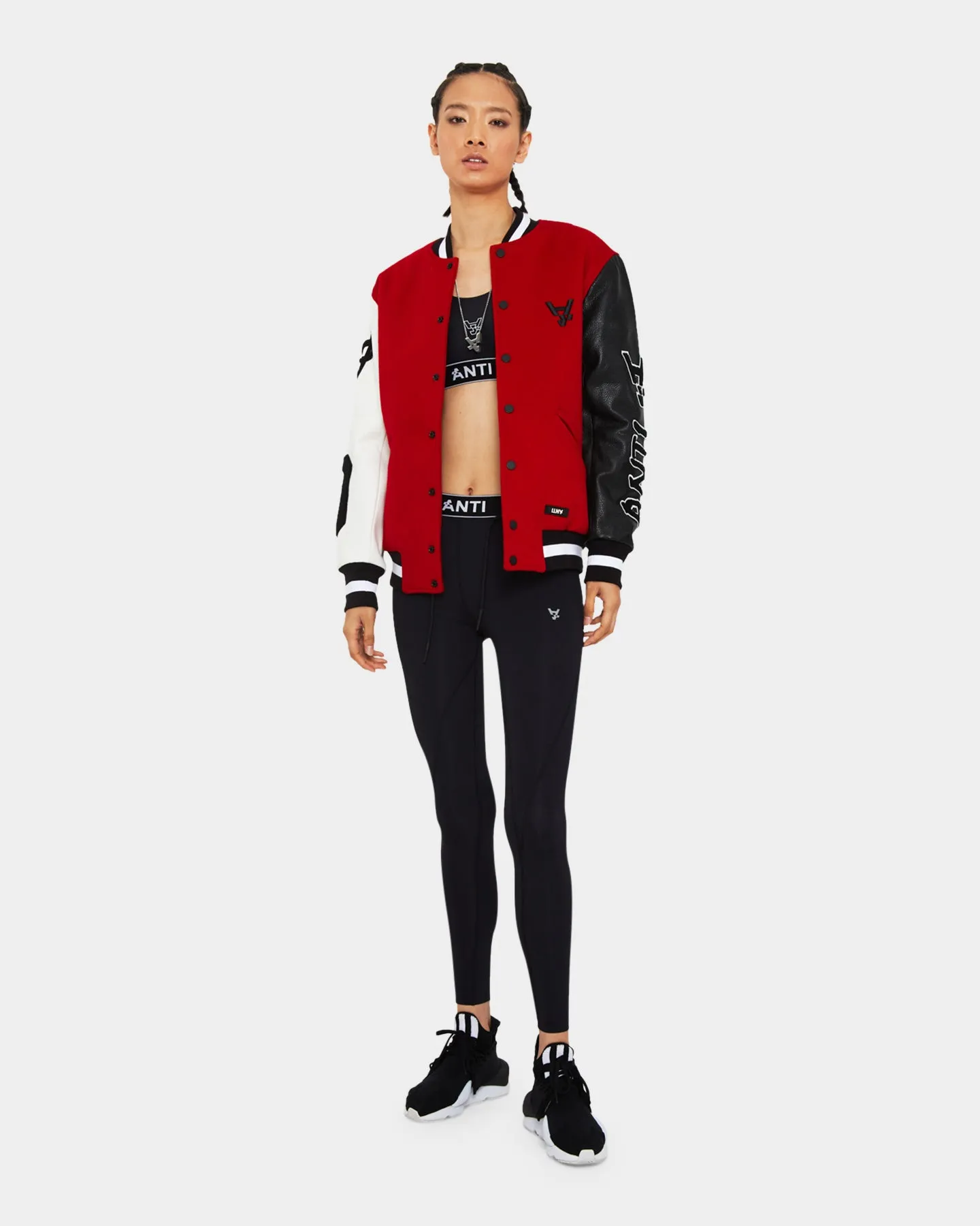The Anti Order Chicvgo Varsity Jacket Red/White/Black sold by Culture Kings product image thumbnail 2