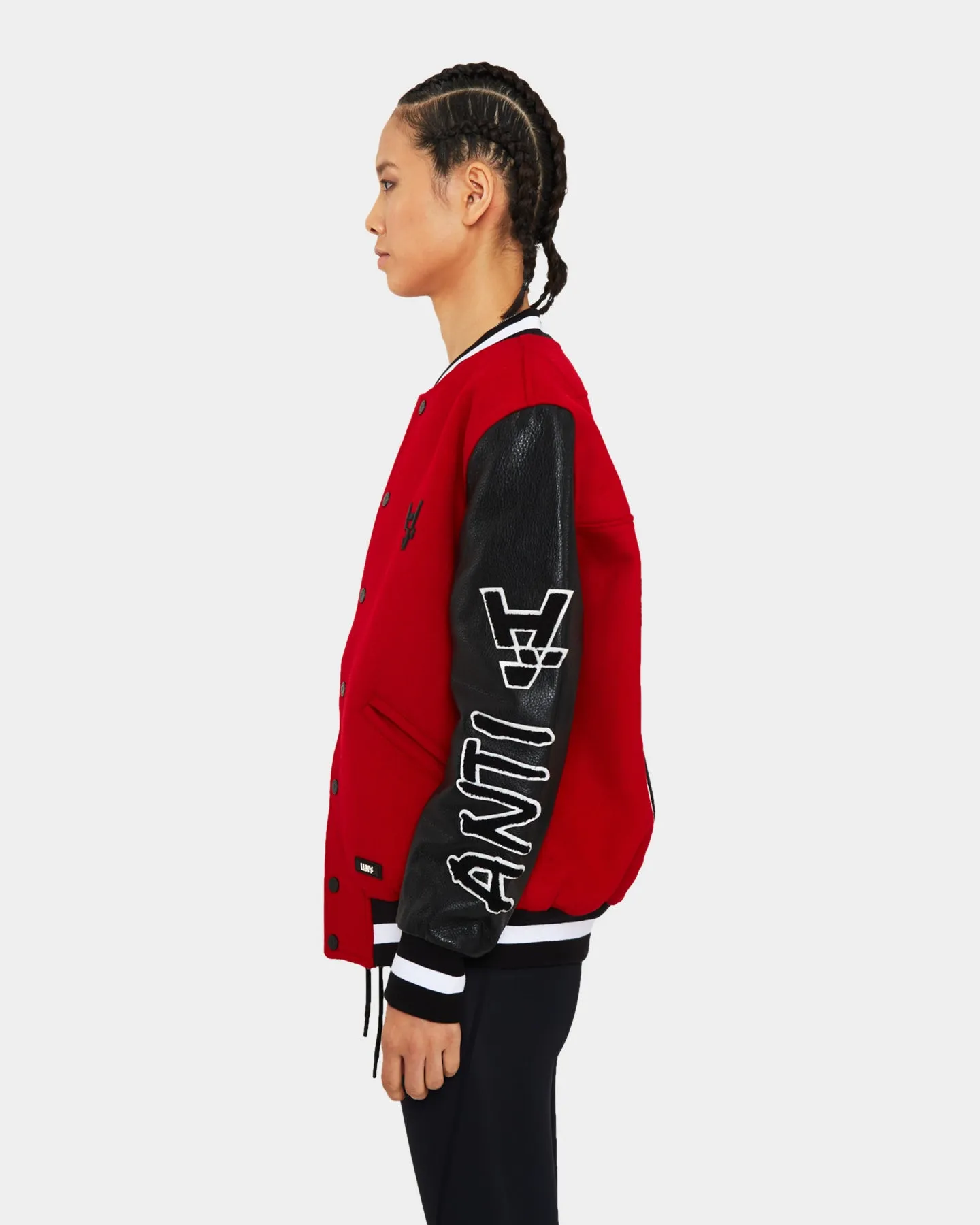 The Anti Order Chicvgo Varsity Jacket Red/White/Black sold by Culture Kings product image thumbnail 5