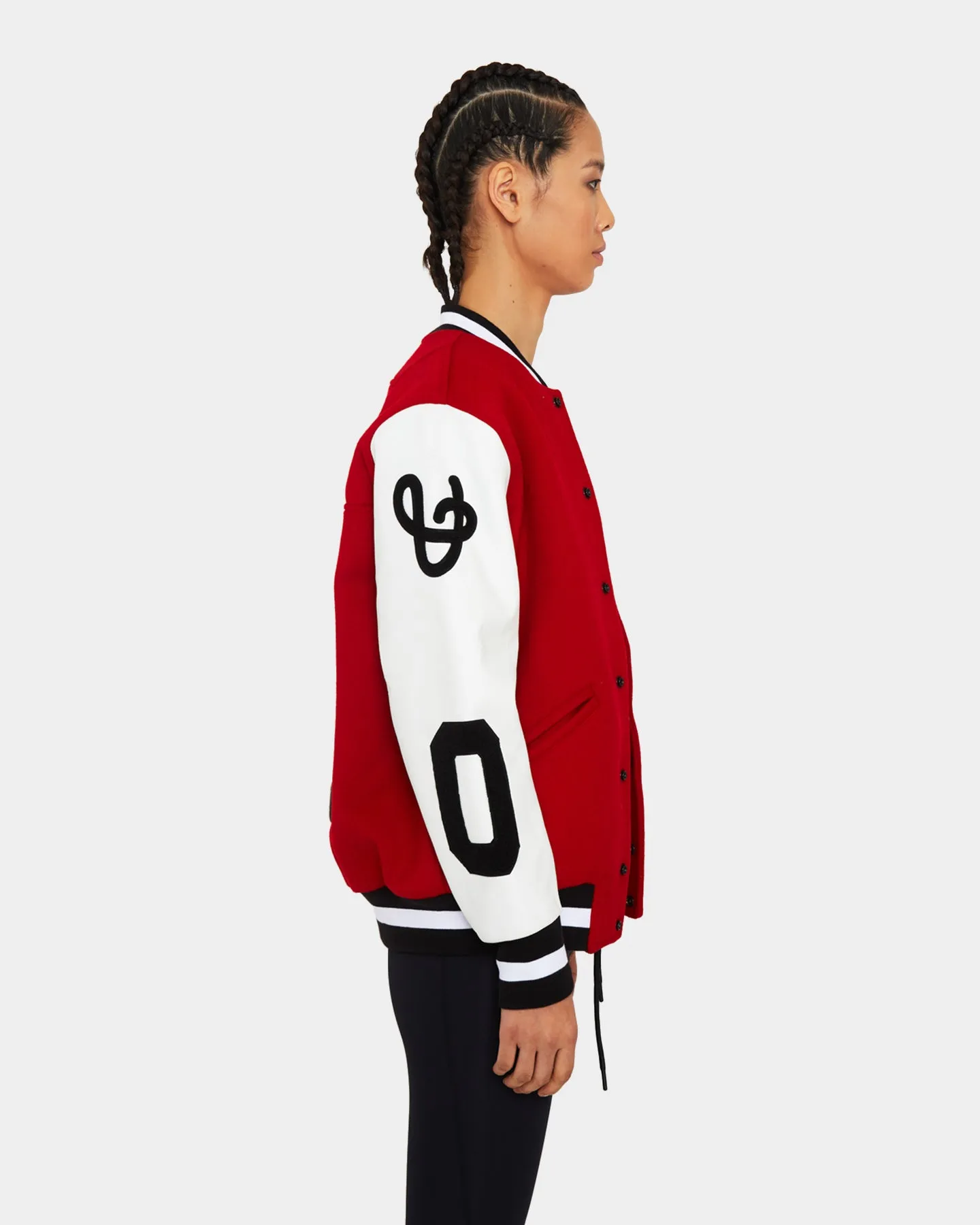 The Anti Order Chicvgo Varsity Jacket Red/White/Black sold by Culture Kings product image thumbnail 4