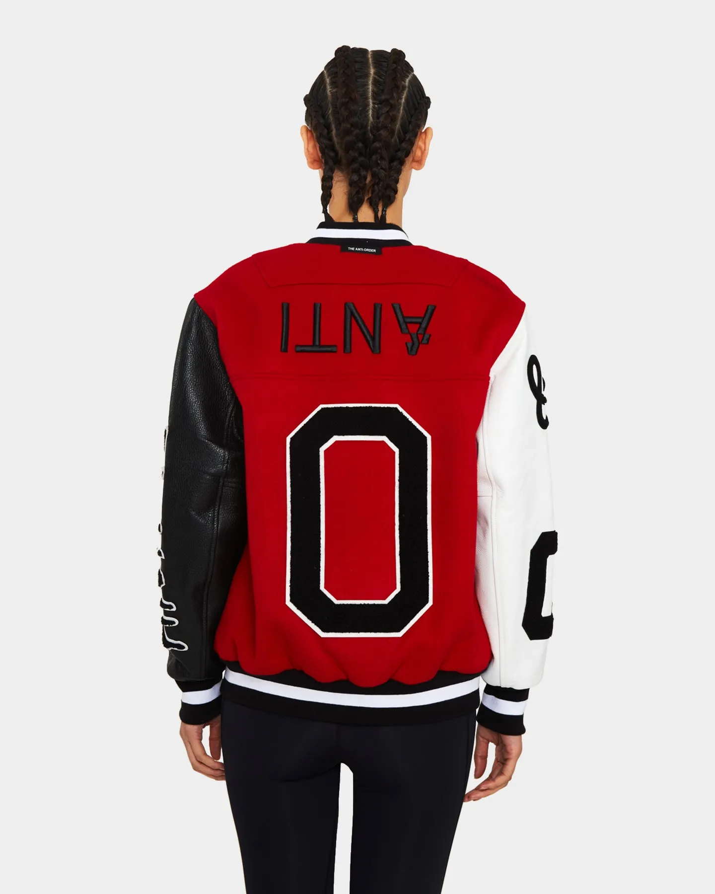The Anti Order Chicvgo Varsity Jacket Red/White/Black sold by Culture Kings product image thumbnail 3