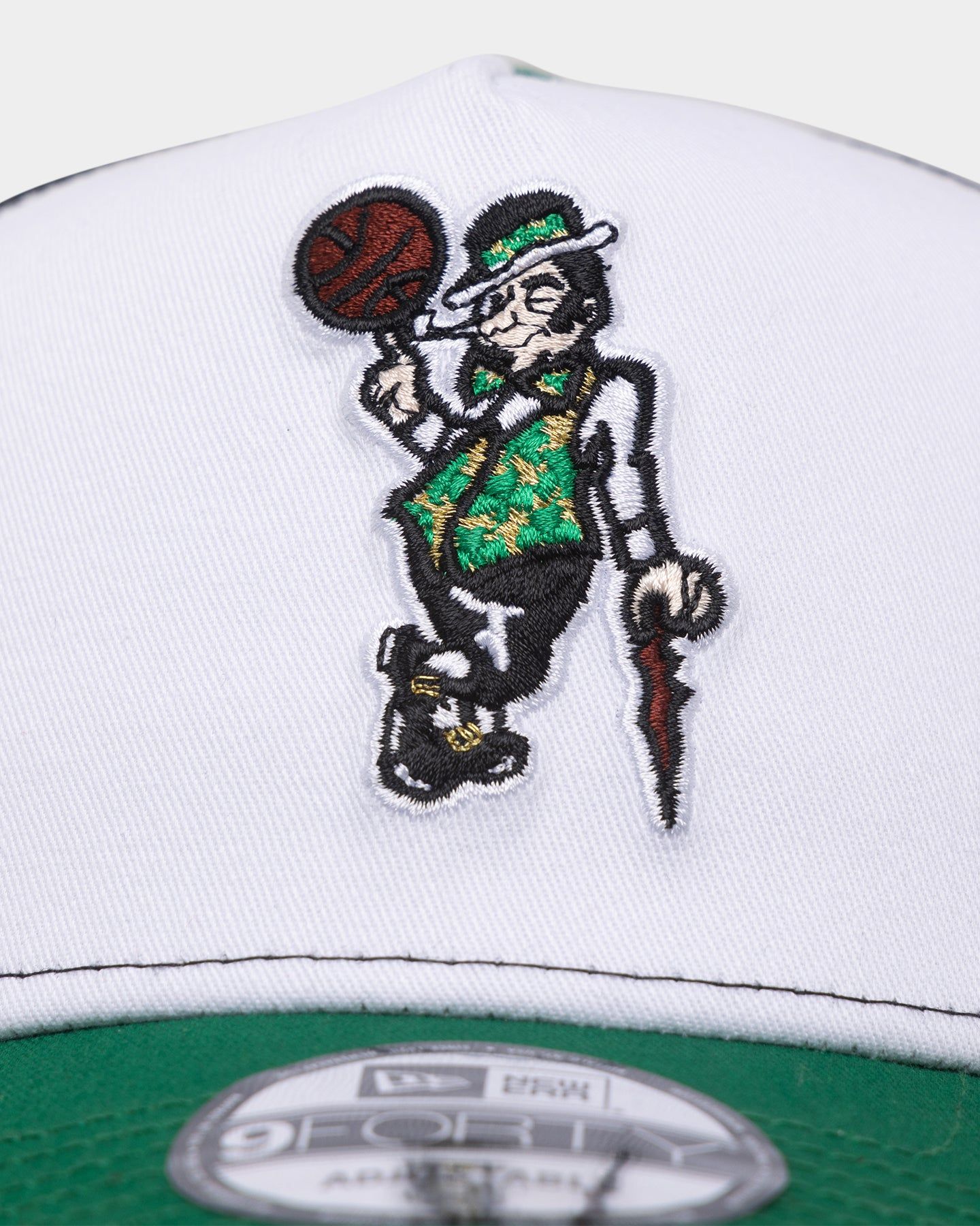 New Era Boston Celtics 'Mascot Magic' Foam Front 9FORTY A-Frame Trucker Snapback White/Green sold by Culture Kings product image thumbnail 5