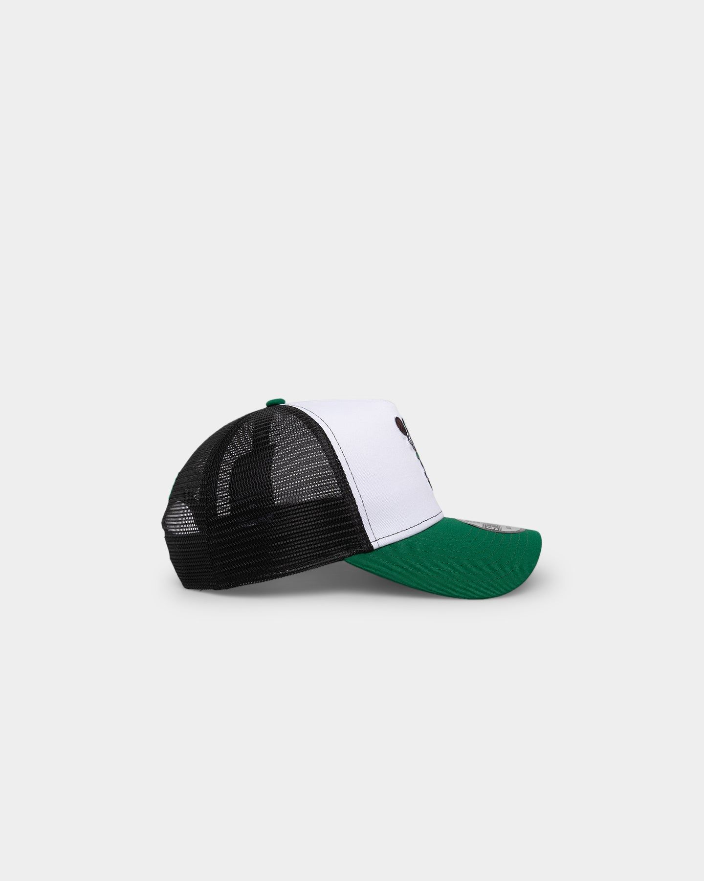 New Era Boston Celtics 'Mascot Magic' Foam Front 9FORTY A-Frame Trucker Snapback White/Green sold by Culture Kings product image thumbnail 3