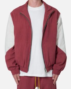 MNML Twill Racing Jacket Rust sold by Culture Kings