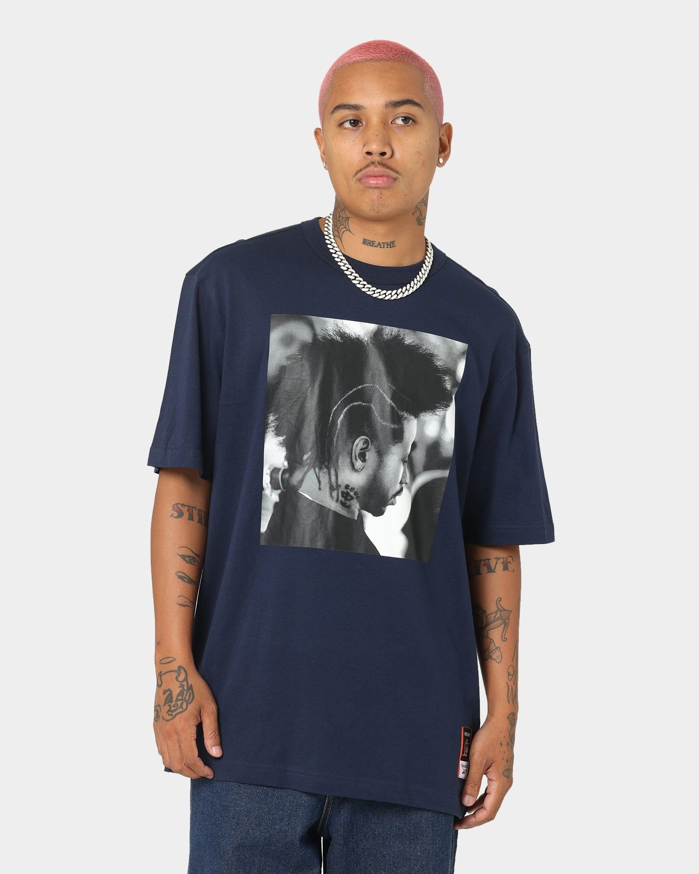 Reebok Allen Iverson I3 Braids T-Shirt Vector Navy sold by Culture Kings