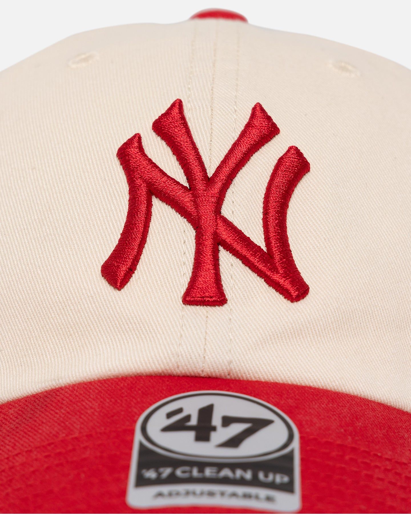 47 Brand New York Yankees Two-Tone Clean Up Strapback Natural/Red sold by Culture Kings product image thumbnail 5