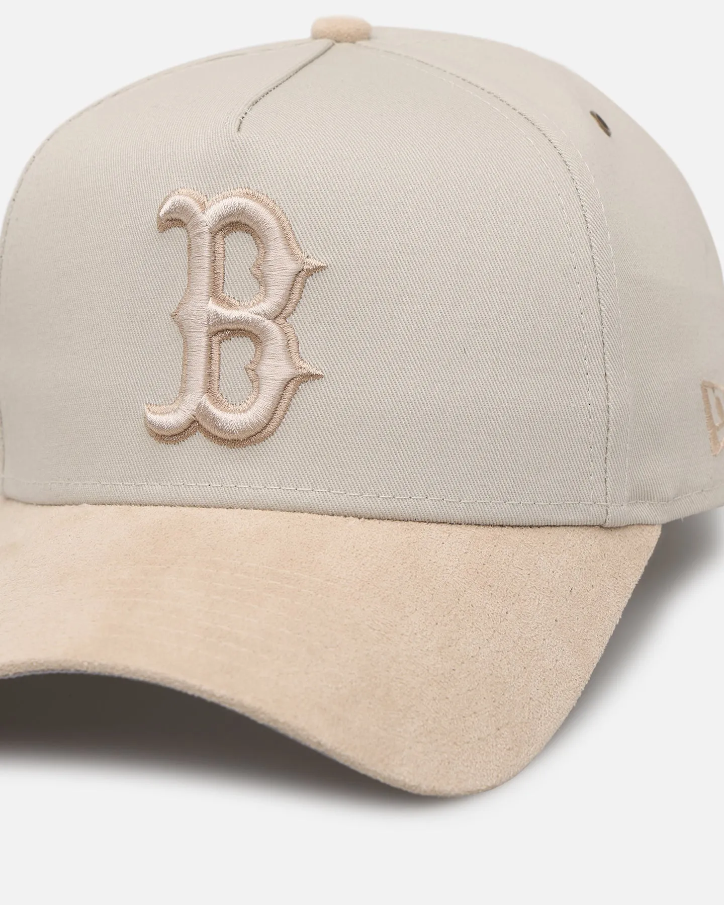 New Era Boston Red Sox 'Cream Suede' 9FORTY A-Frame Strapback Stone/Oatmilk sold by Culture Kings product image thumbnail 2