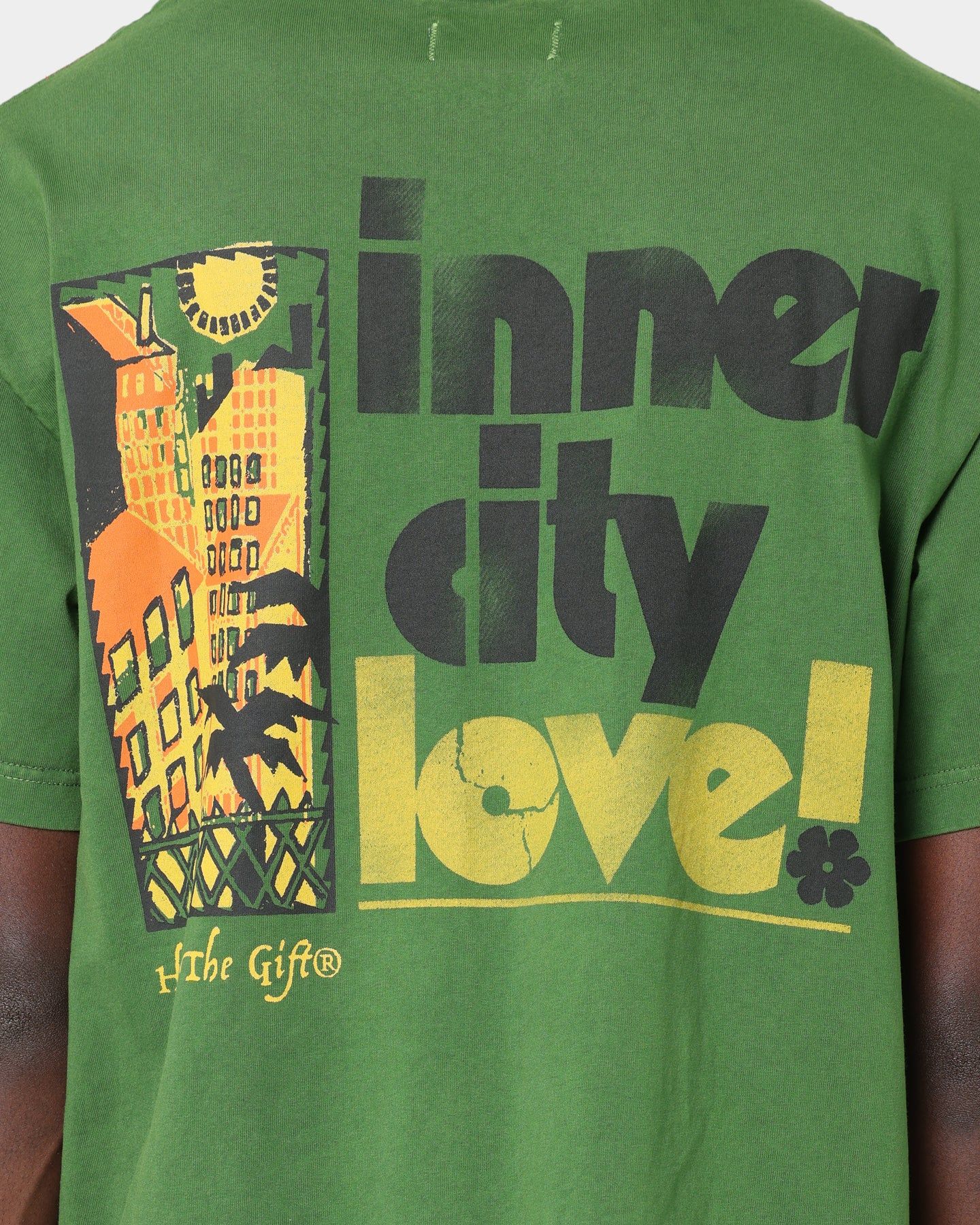 Honor The Gift Inner City Love T-Shirt Green sold by Culture Kings product image thumbnail 5