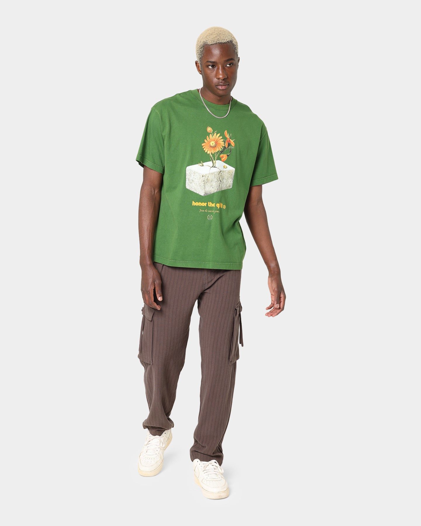 Honor The Gift Inner City Love T-Shirt Green sold by Culture Kings product image thumbnail 3