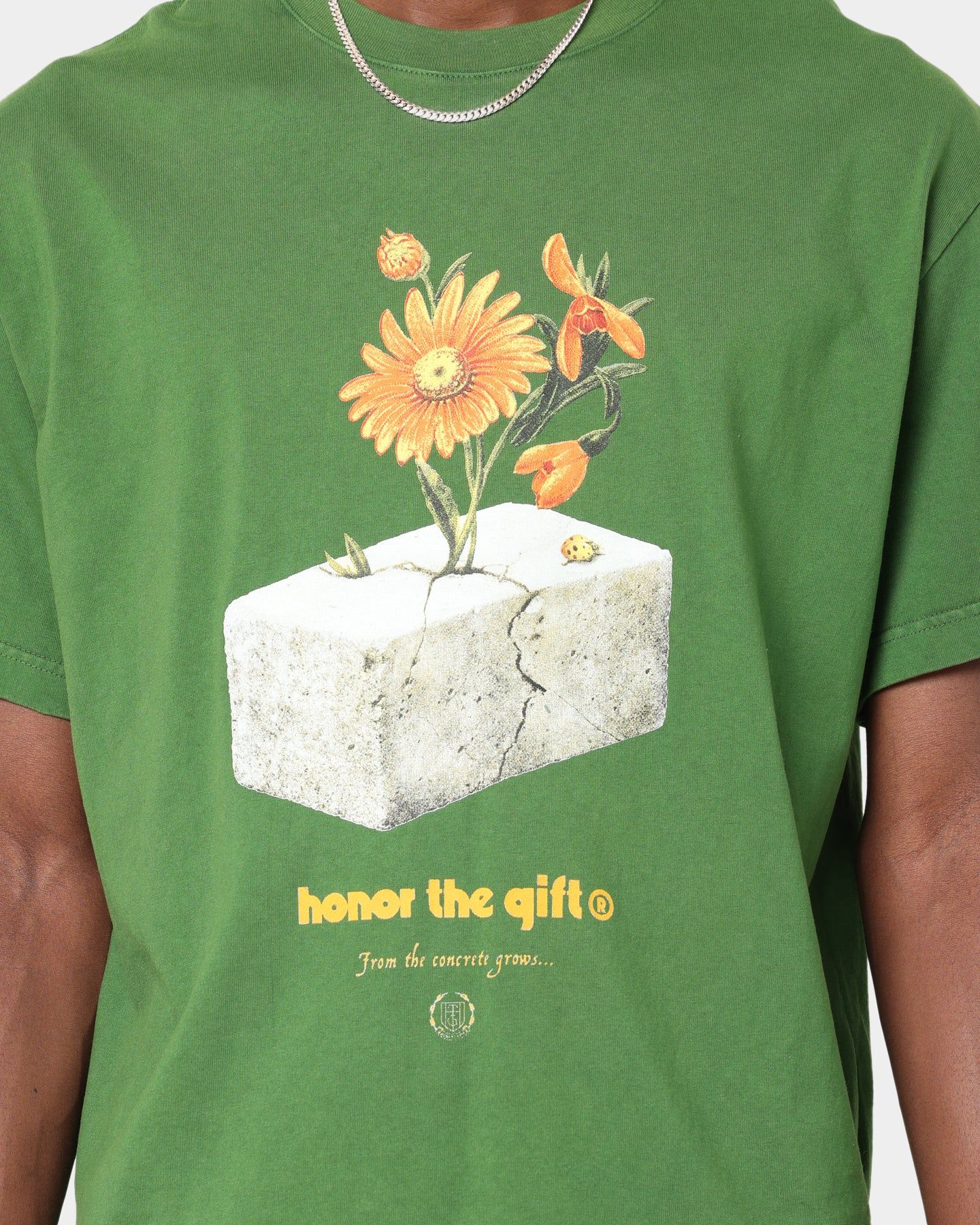 Honor The Gift Inner City Love T-Shirt Green sold by Culture Kings product image thumbnail 4