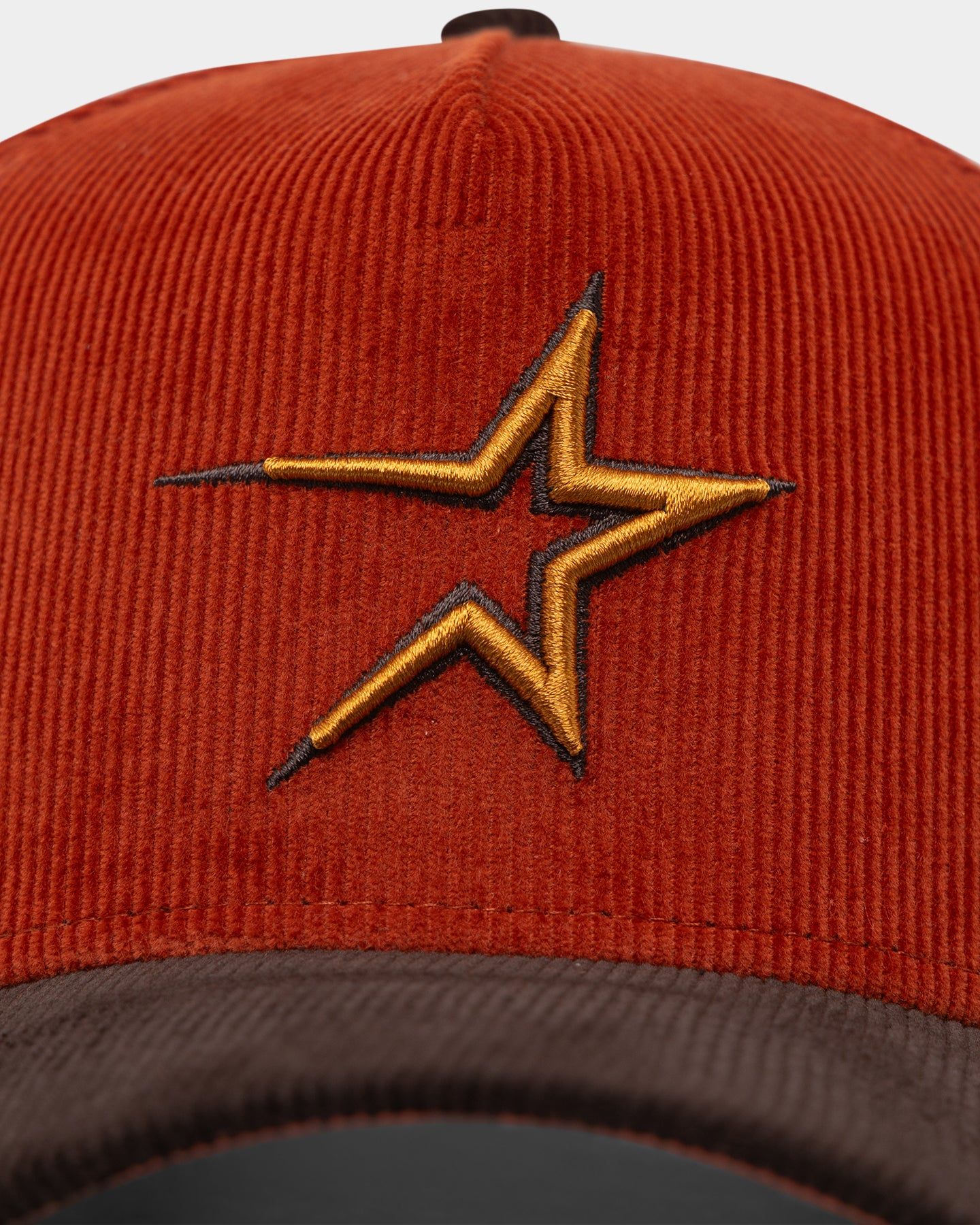 New Era Houston Astros 'Pumpkin Spice Corduroy' 9FORTY A-Frame Snapback Copper/Brown sold by Culture Kings product image thumbnail 5