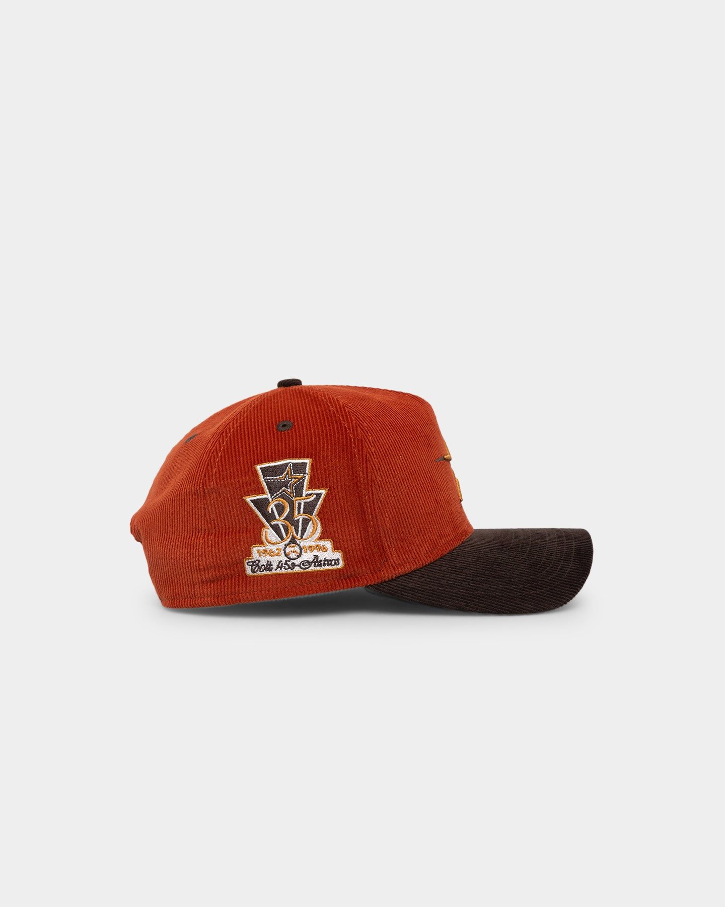 New Era Houston Astros 'Pumpkin Spice Corduroy' 9FORTY A-Frame Snapback Copper/Brown sold by Culture Kings product image thumbnail 3