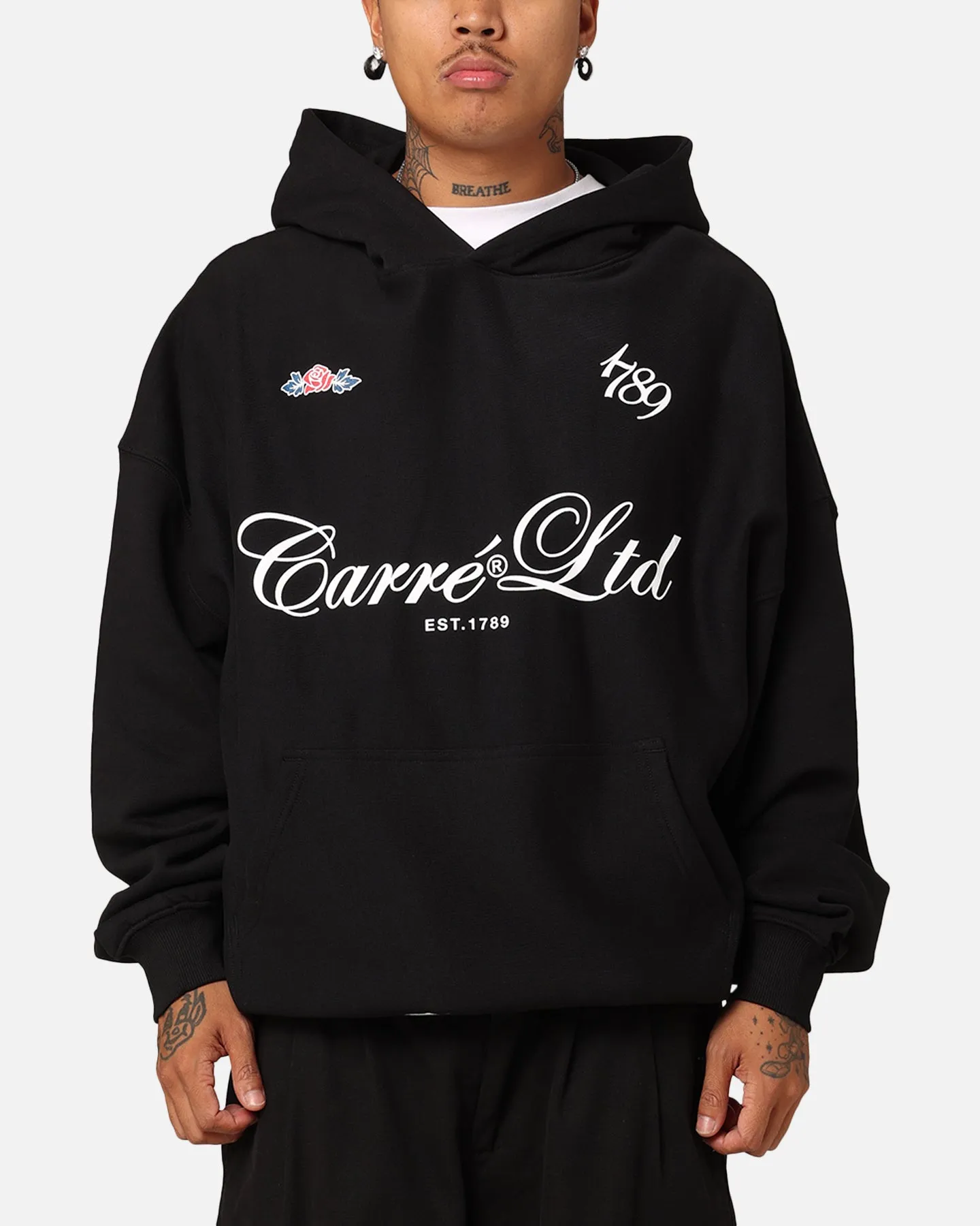 Carré Le' Form Oversized Hoodie Black sold by Culture Kings