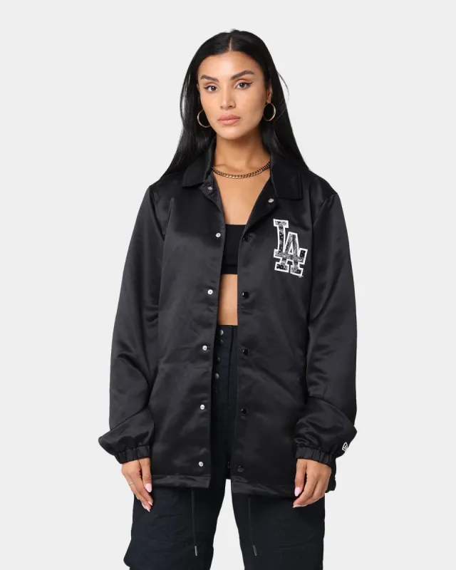 New Era Los Angeles Dodgers Paisley Coach Jacket Black sold by Culture Kings