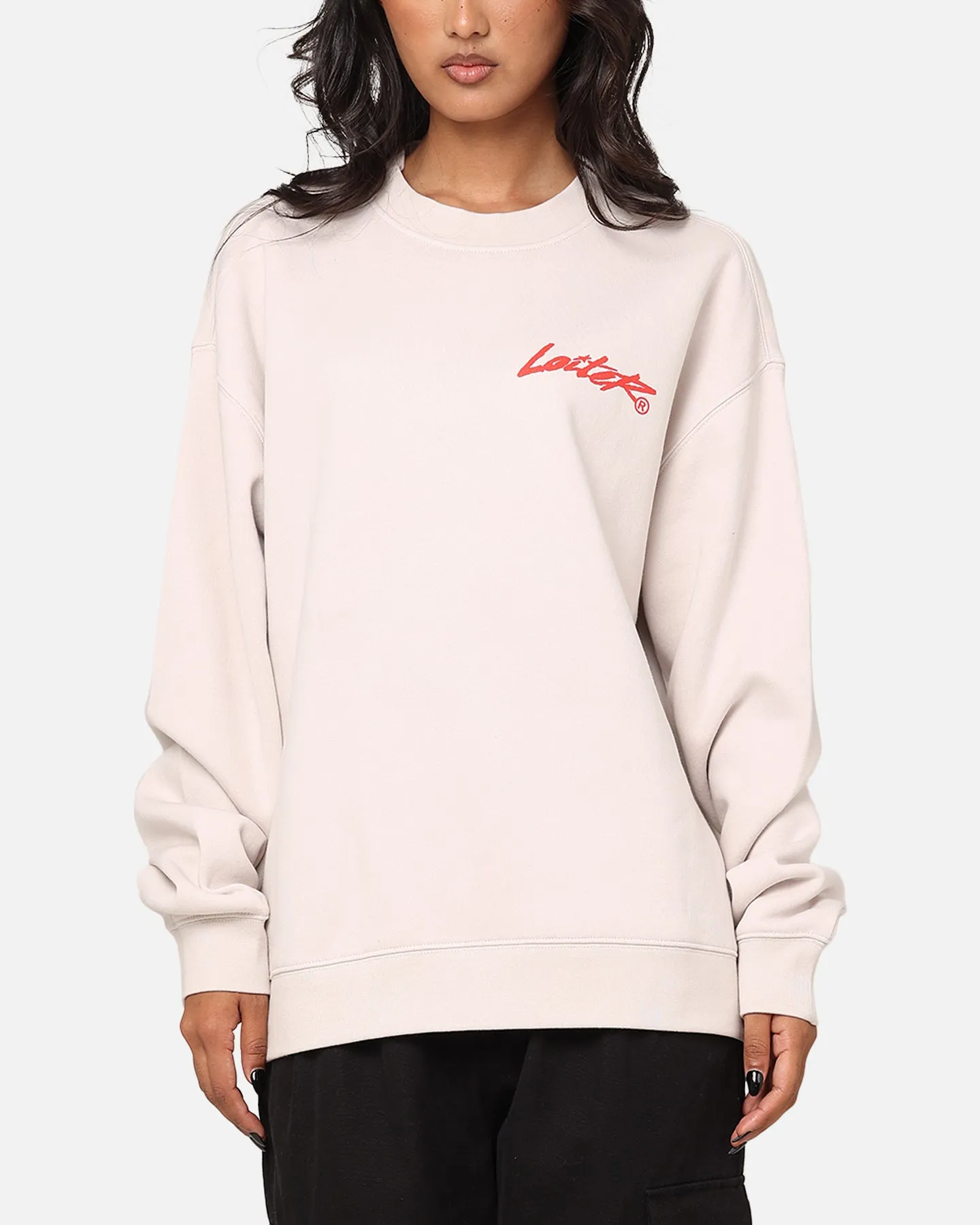 Loiter Cold Lips Crewneck Bone sold by Culture Kings product image thumbnail 2