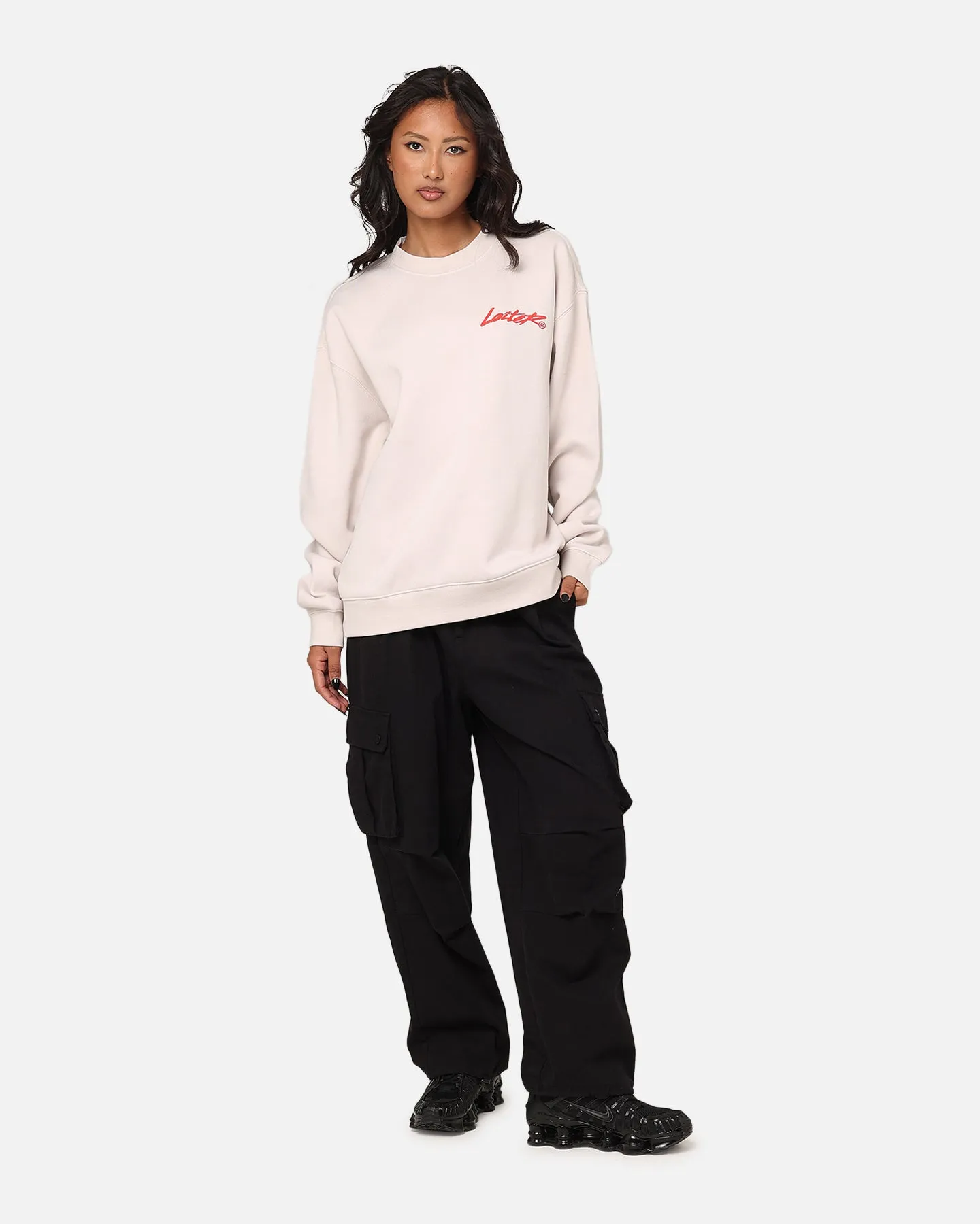 Loiter Cold Lips Crewneck Bone sold by Culture Kings product image thumbnail 4