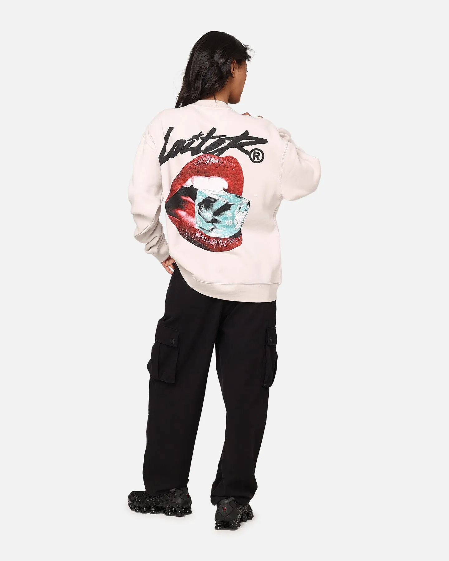 Loiter Cold Lips Crewneck Bone sold by Culture Kings product image thumbnail 3