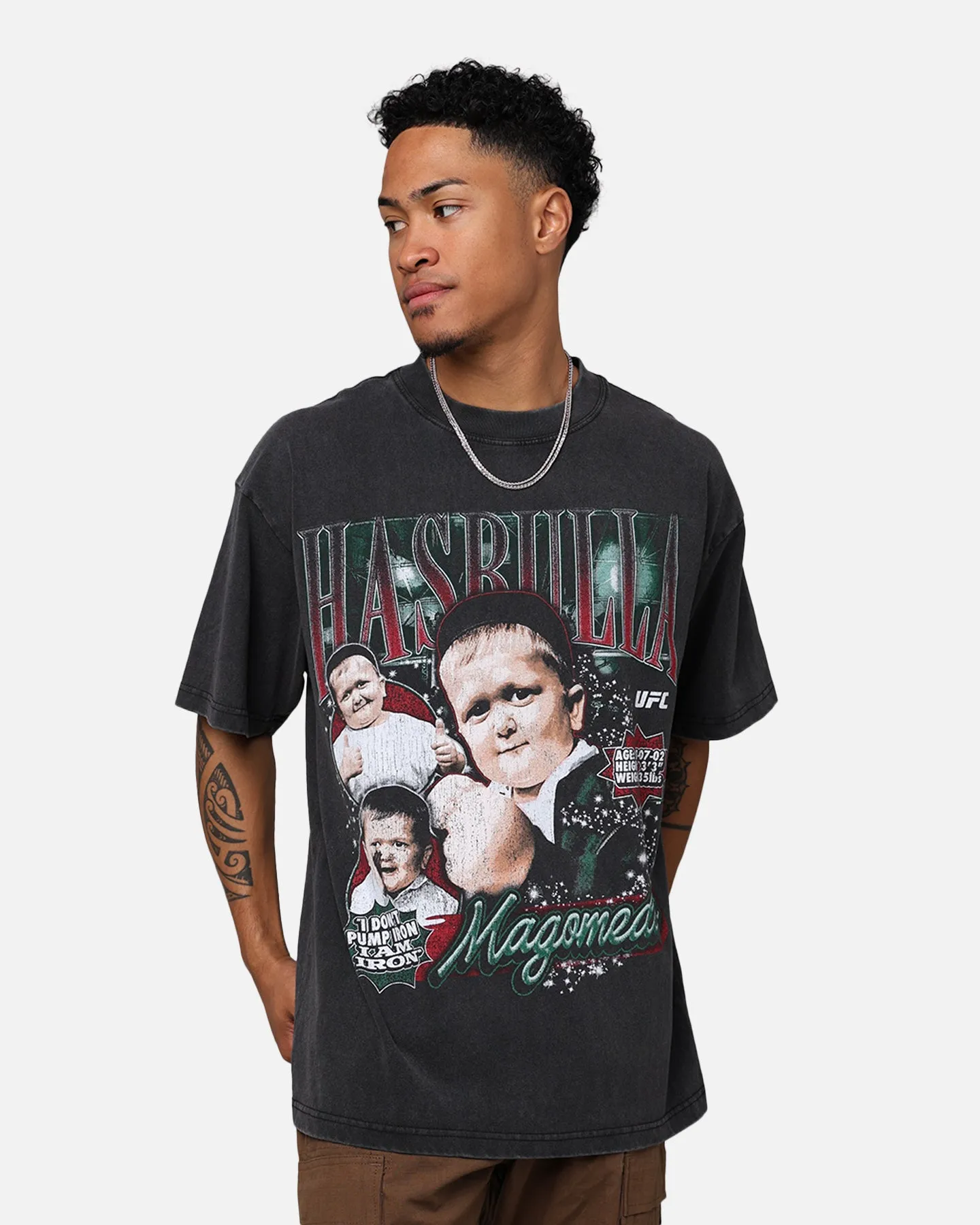 UFC By Goat Crew Hasbulla Vintage T-Shirt Vintage Black sold by Culture Kings