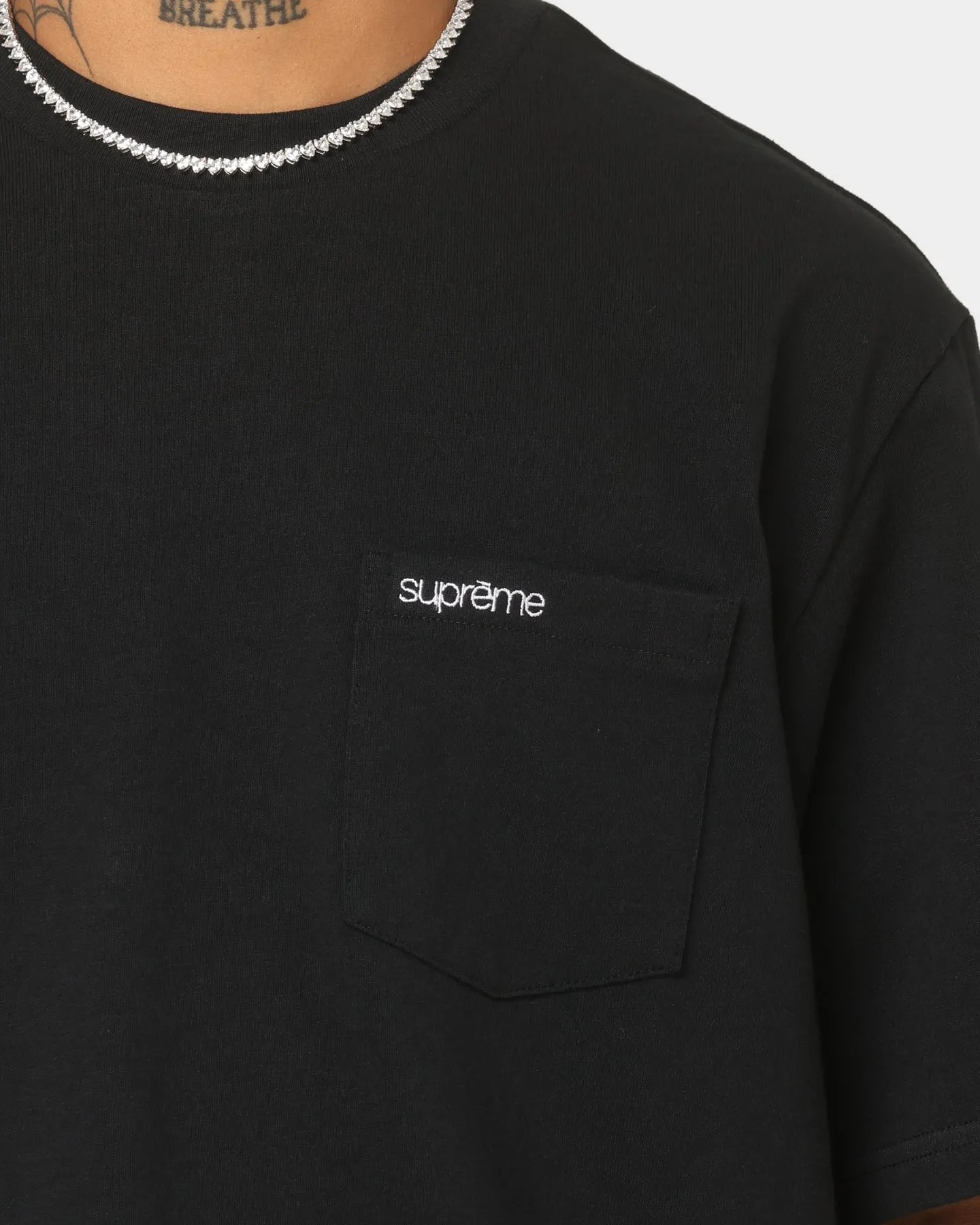 Supreme Pocket T-Shirt Black sold by Culture Kings product image thumbnail 3