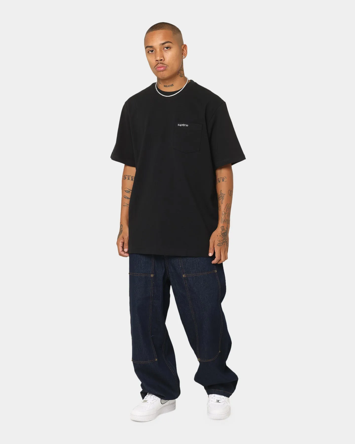 Supreme Pocket T-Shirt Black sold by Culture Kings product image thumbnail 2
