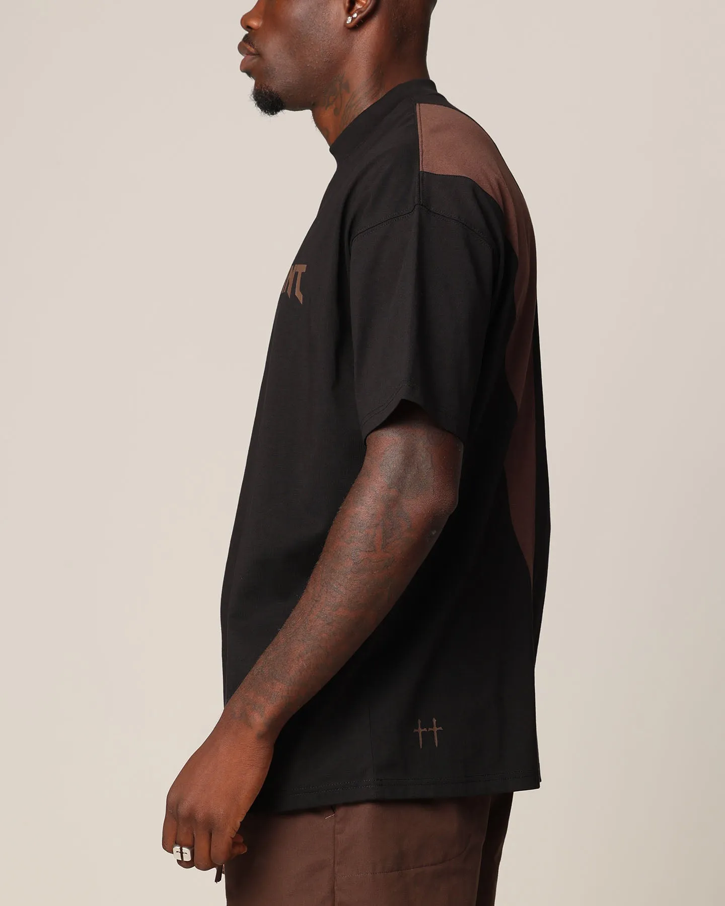 Saint Morta Rage Boxy T-Shirt Black/Brown sold by Culture Kings product image thumbnail 5