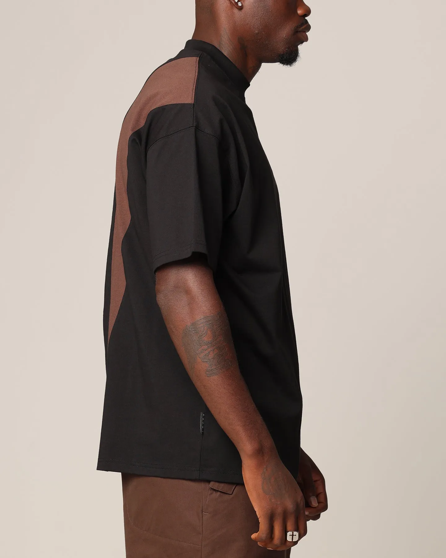 Saint Morta Rage Boxy T-Shirt Black/Brown sold by Culture Kings product image thumbnail 4