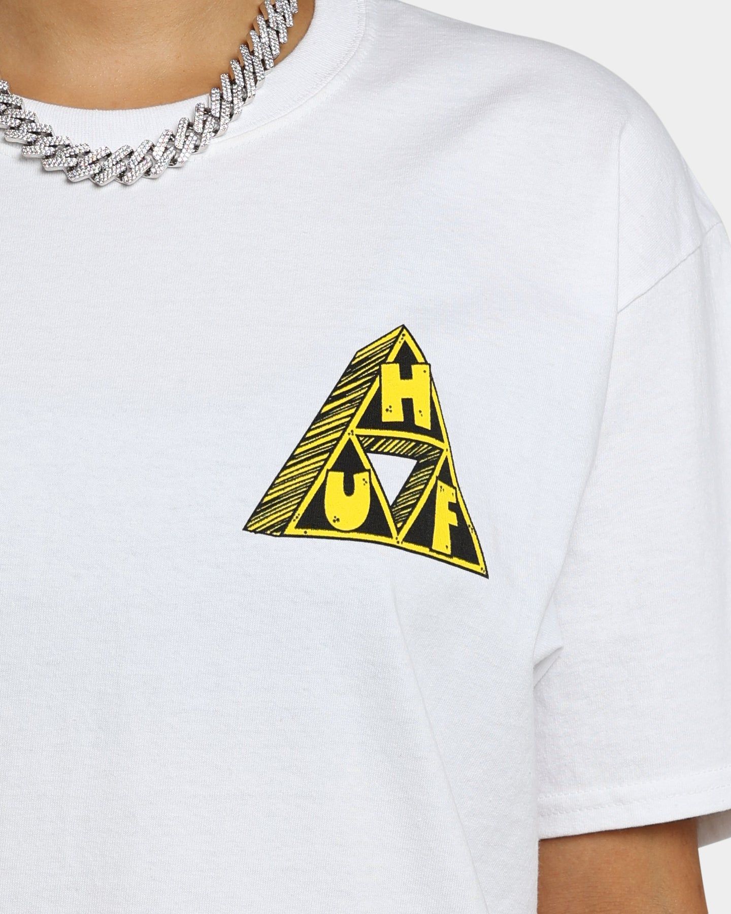 HUF Saturday Morning T-Shirt White sold by Culture Kings product image thumbnail 4