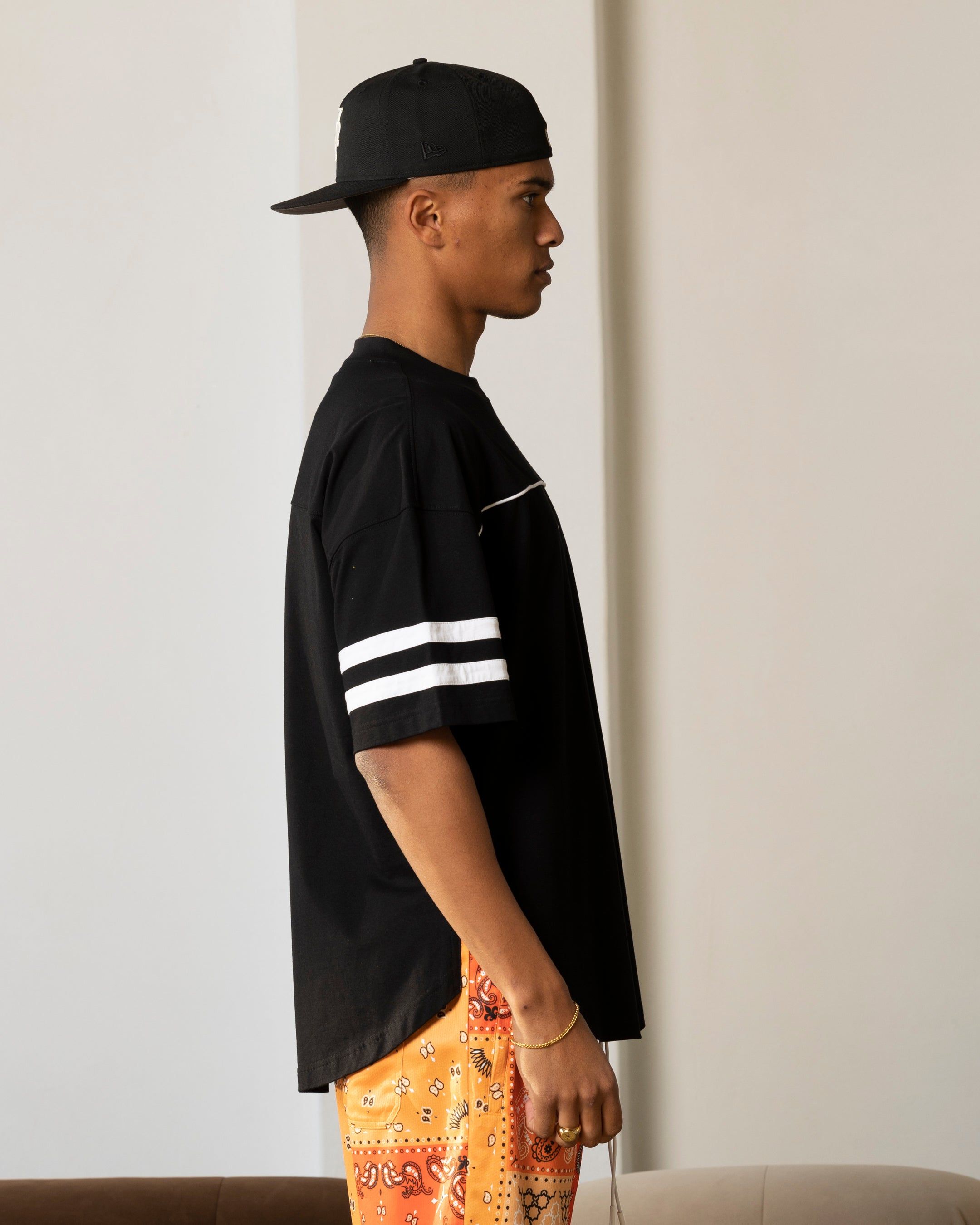 Carre CP Grid Iron T-Shirt Black sold by Culture Kings product image thumbnail 4