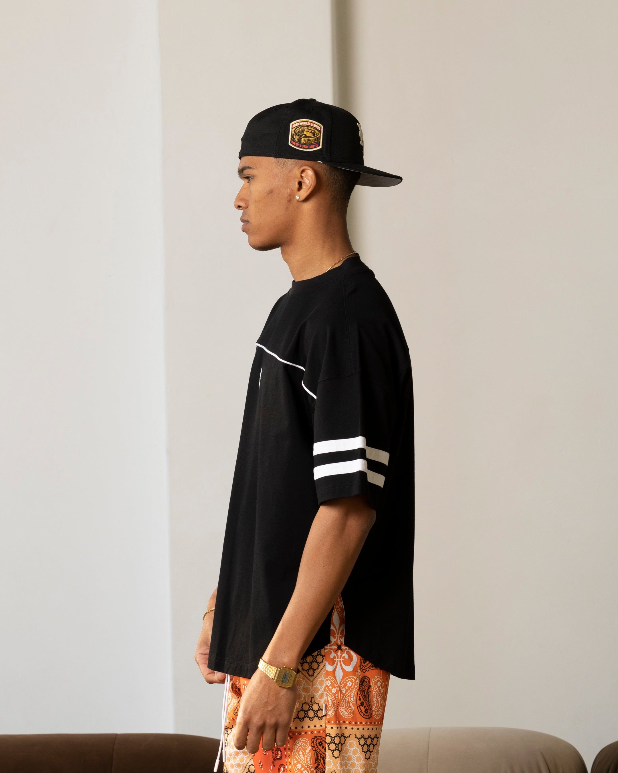 Carre CP Grid Iron T-Shirt Black sold by Culture Kings product image thumbnail 5