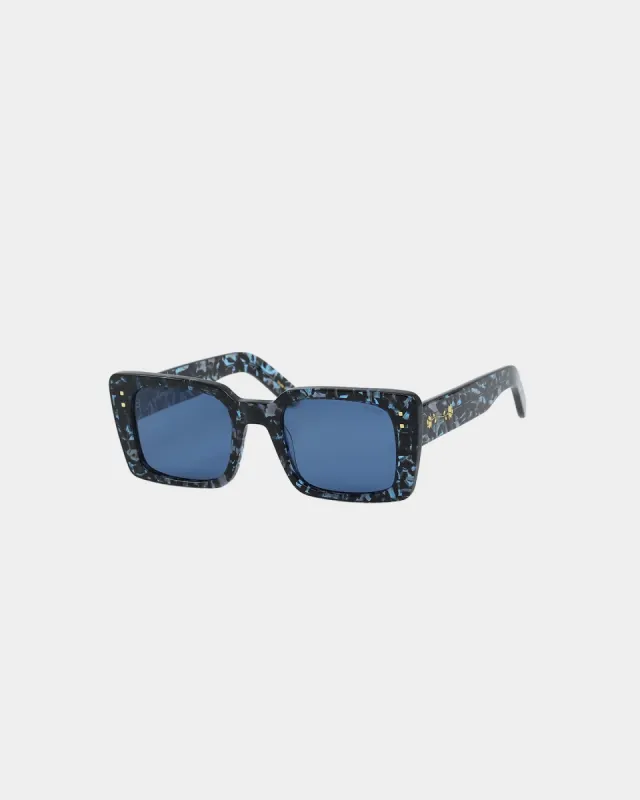 NUQE X Carré Louis Sunglasses Blue/Gold sold by Culture Kings
