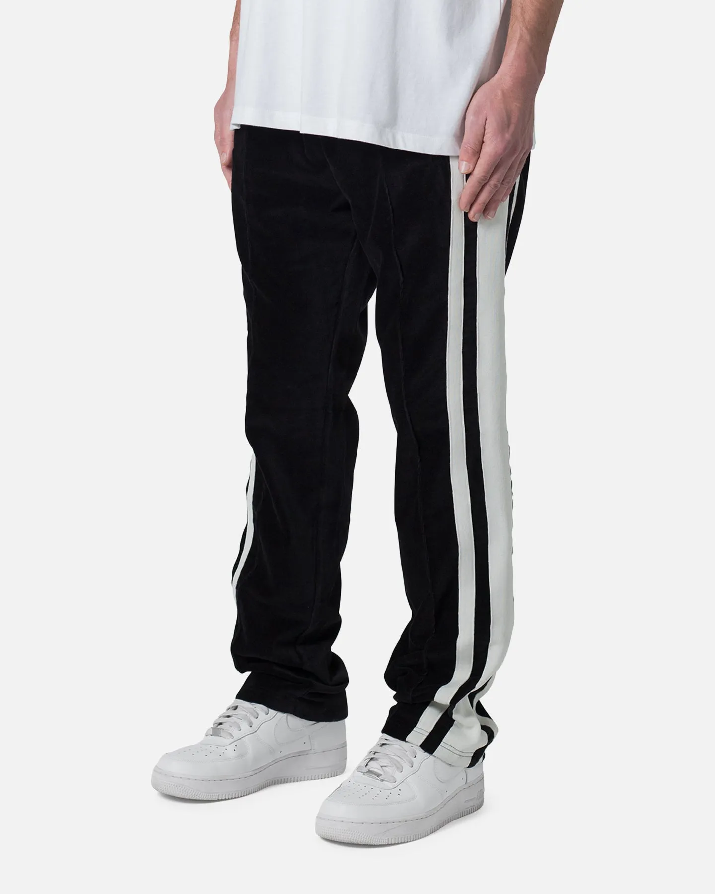 MNML Baggy Velour Trackpants Black sold by Culture Kings product image thumbnail 2