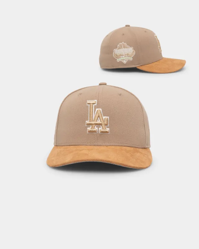 New Era Los Angeles Dodgers 'Desert Suede' 59FIFTY Fitted Camel/Wheat sold by Culture Kings