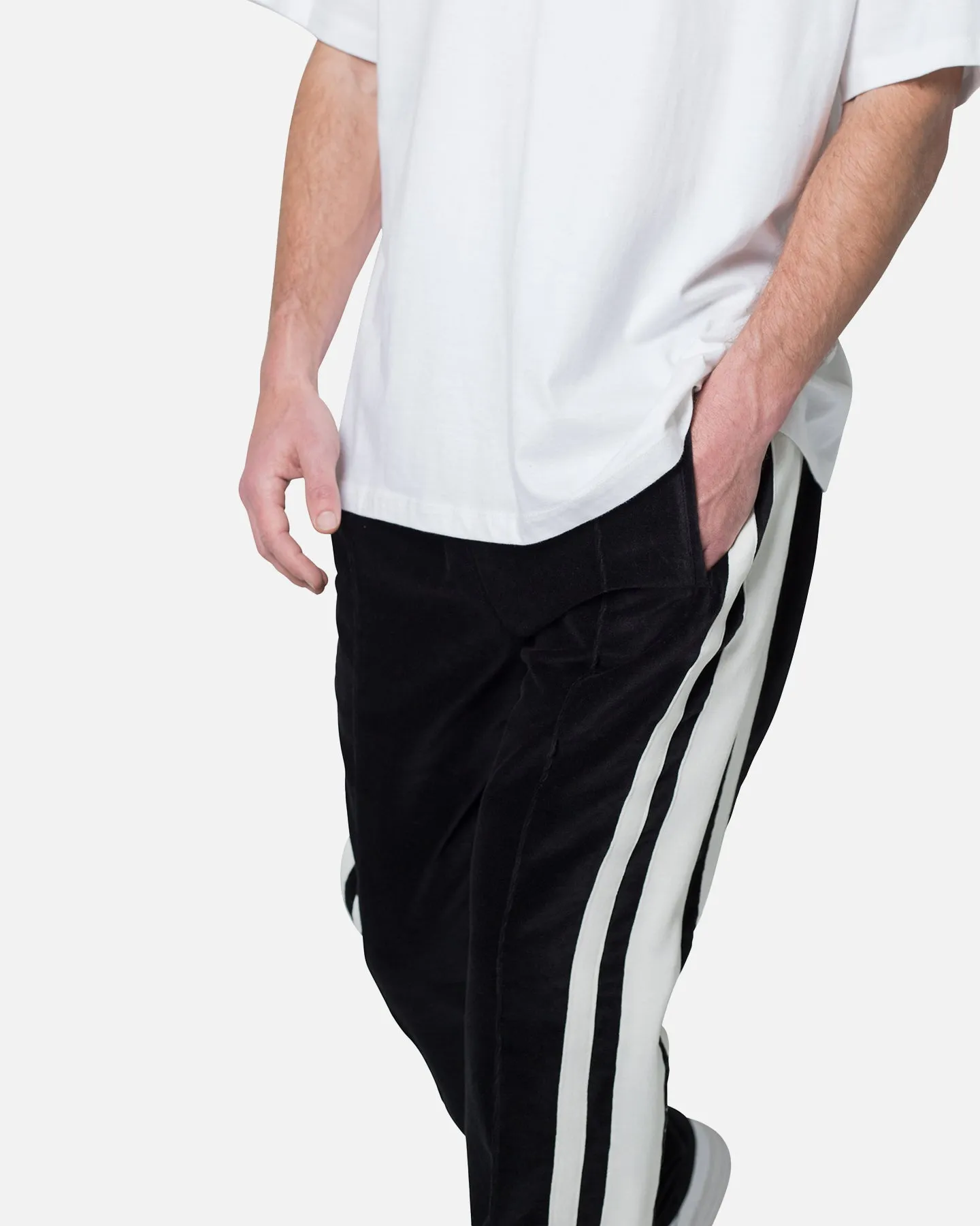 MNML Baggy Velour Trackpants Black sold by Culture Kings product image thumbnail 5