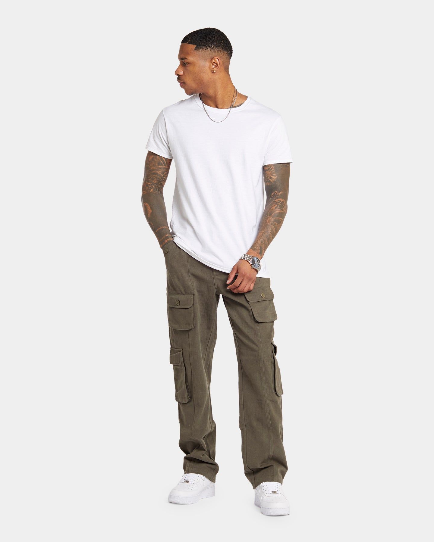 XXIII Nathan Cargo Pant Khaki sold by Culture Kings product image thumbnail 2