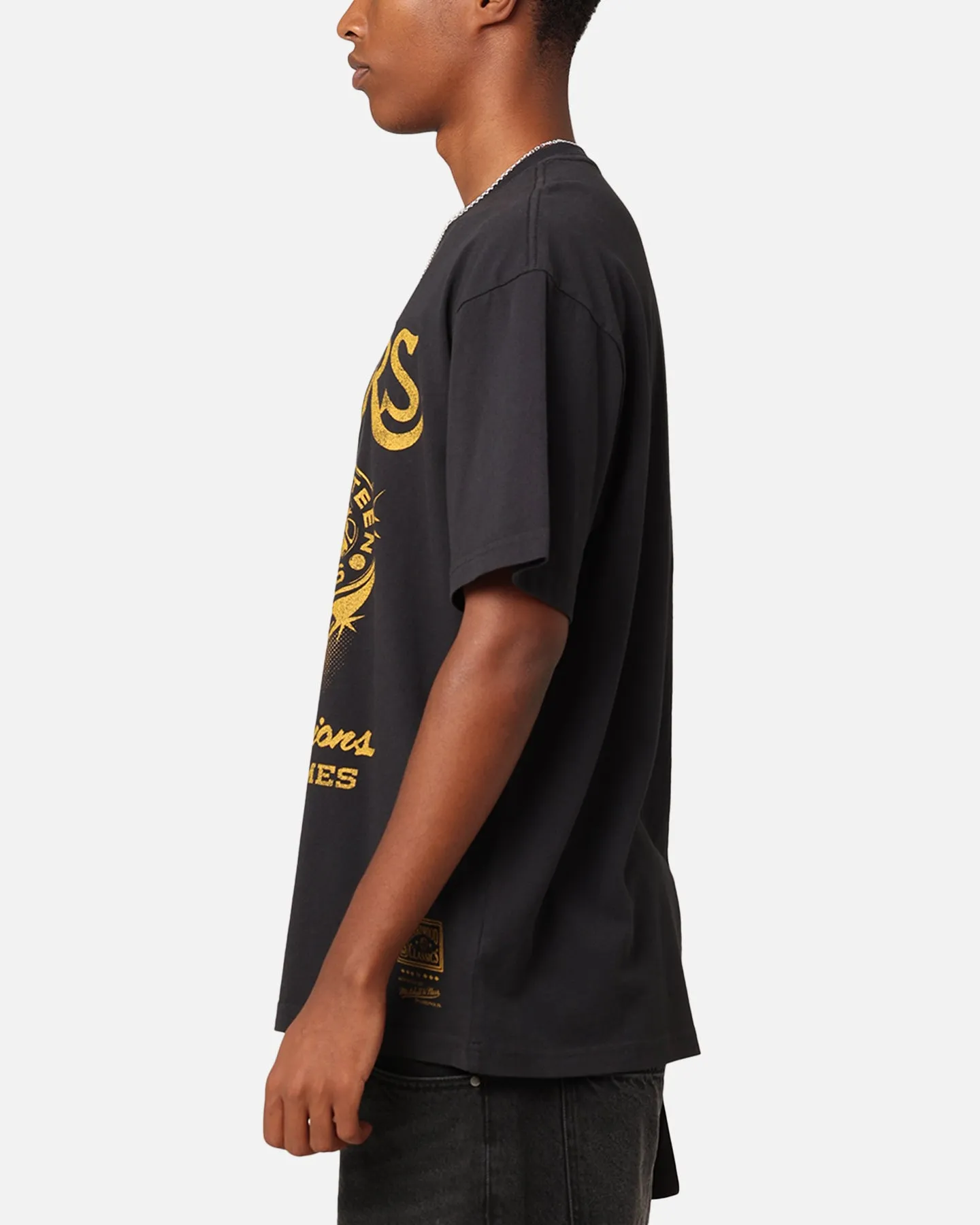 Mitchell & Ness Los Angeles Lakers Rings T-Shirt Faded Black sold by Culture Kings product image thumbnail 5