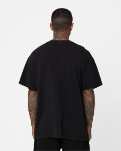 Goat Crew X Naruto Sasuke Vintage T-Shirt Black Wash sold by Culture Kings