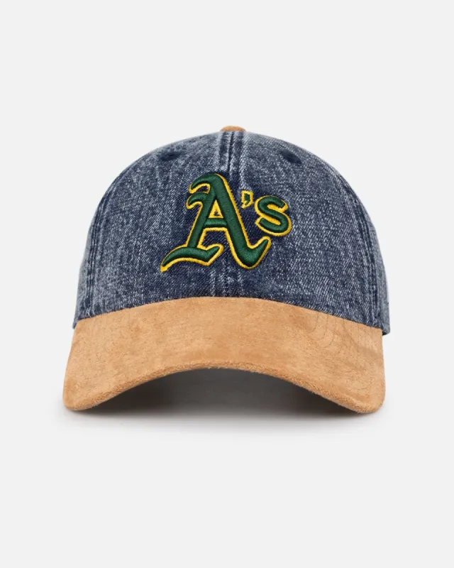 New Era Oakland Athletics 'Denim Shades' Casual Classic Strapback Denim/Wheat sold by Culture Kings