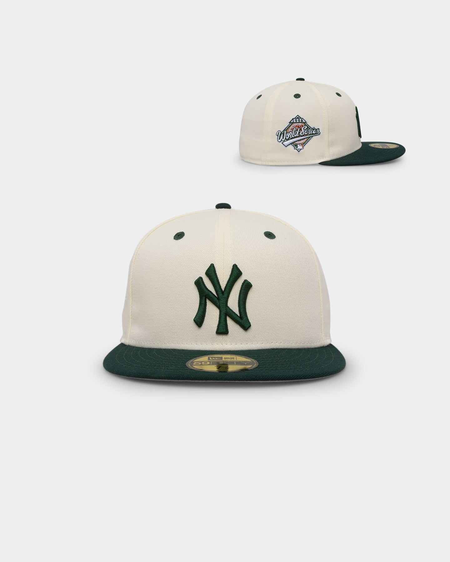 New Era New York Yankees 'Rusty Chrome Green' 59FIFTY Fitted White sold by Culture Kings
