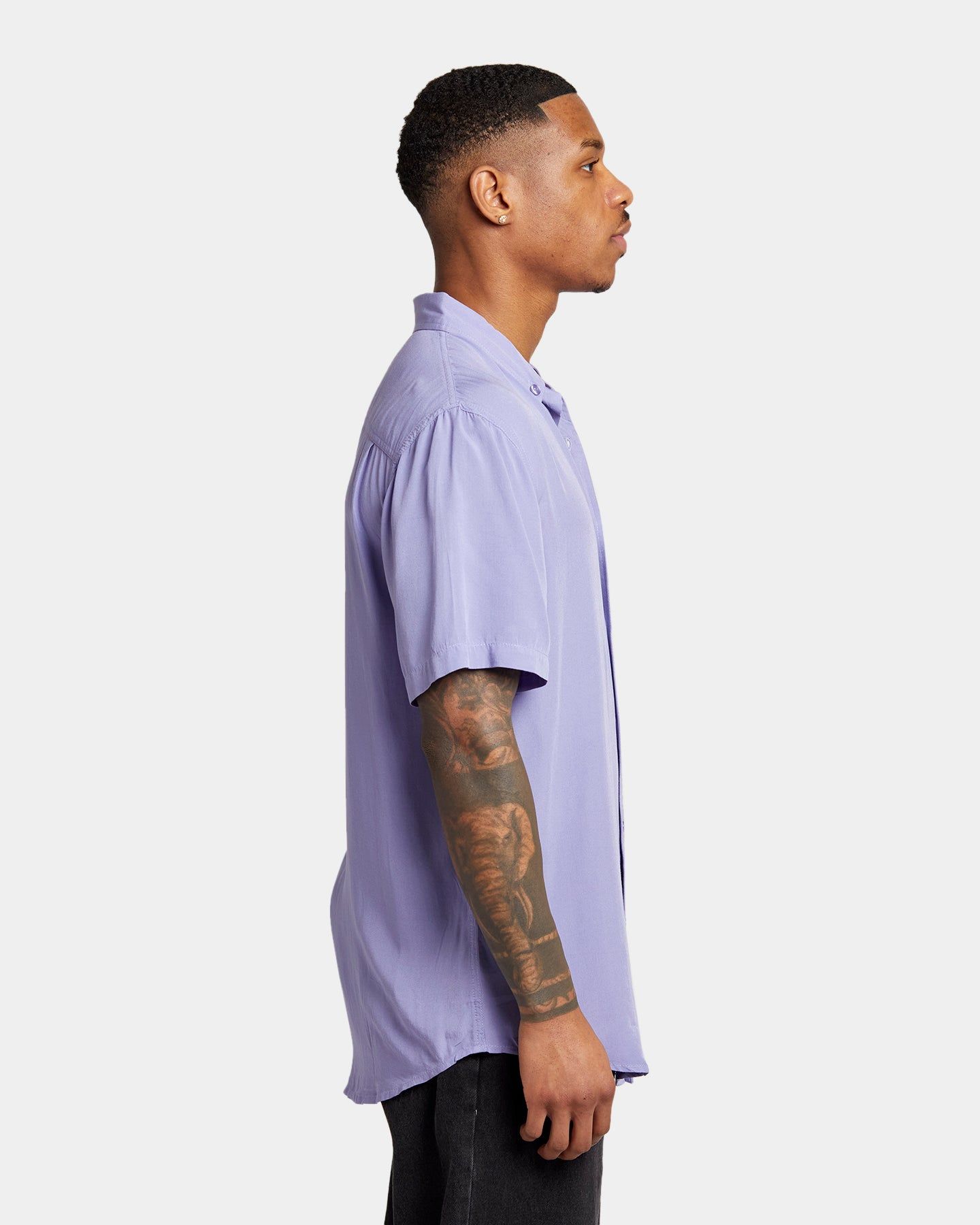 XXIII Marko Button Up Shirt Lilac sold by Culture Kings product image thumbnail 5